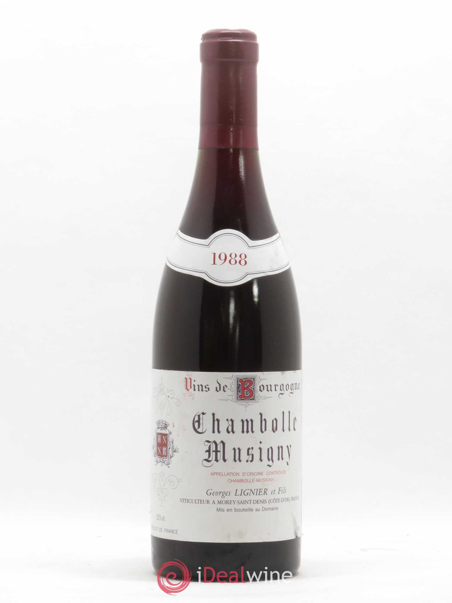 Chambolle-Musigny Georges Lignier 1988 - Lot de 1 bouteille - 0