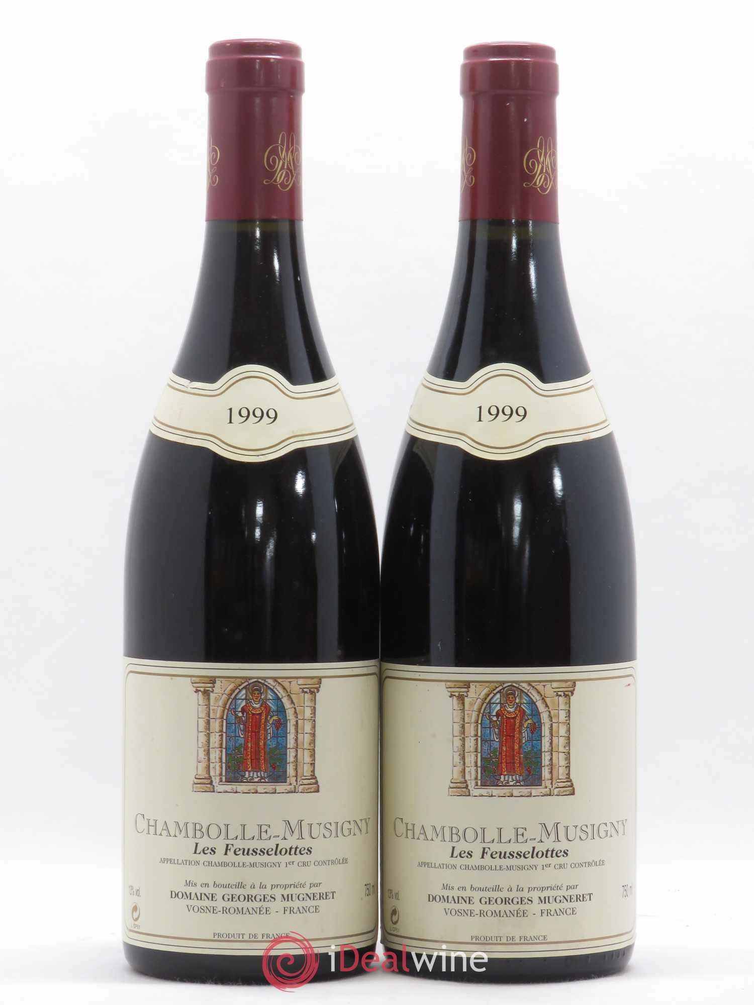 Chambolle-Musigny 1er Cru Les Feusselottes Georges Mugneret (Domaine) 1999 - Lot de 2 bouteilles - 0
