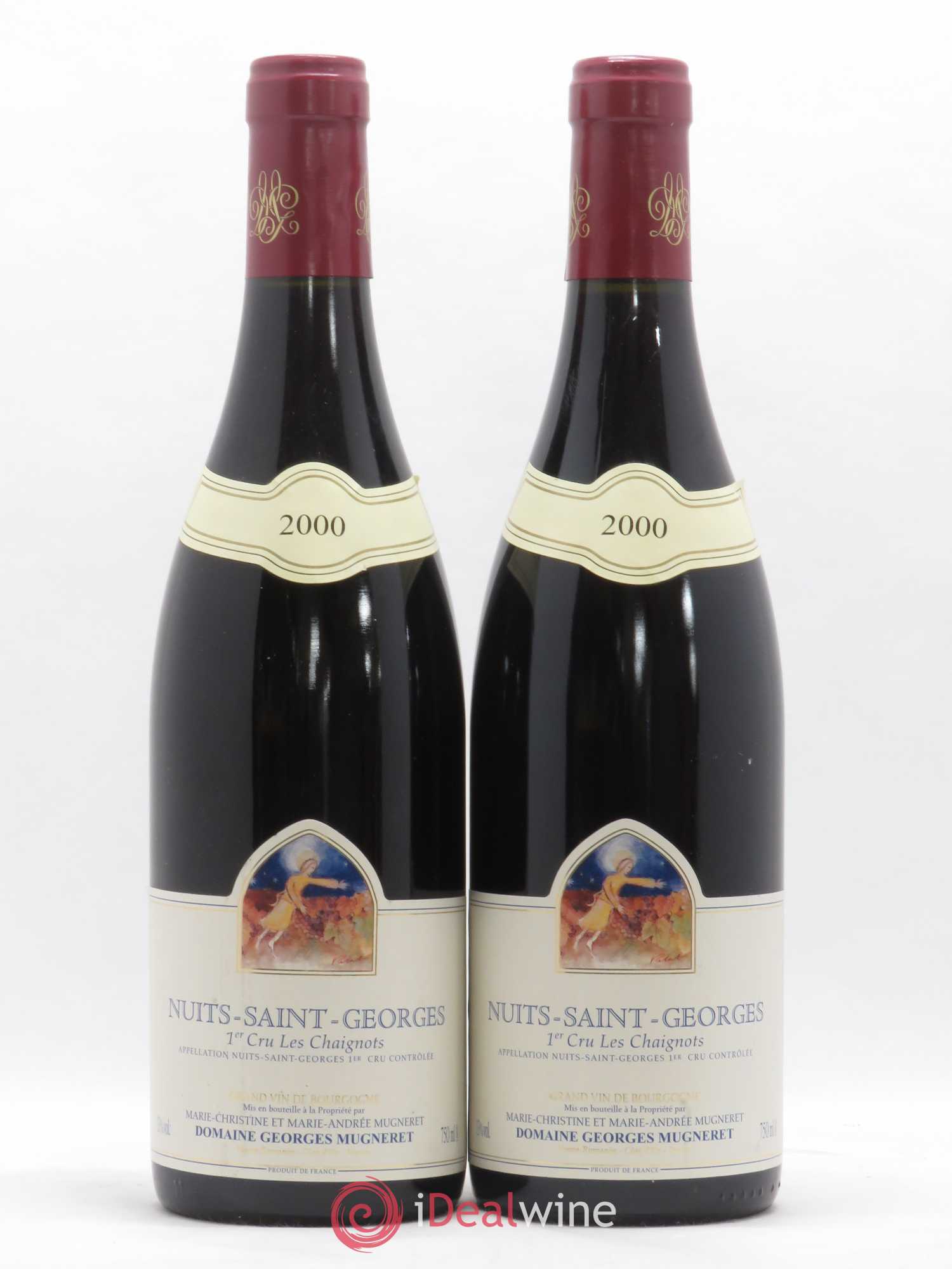 Nuits-Saint-Georges 1er Cru Les Chaignots Georges Mugneret (Domaine) 2000 - Lot de 2 bouteilles - 0