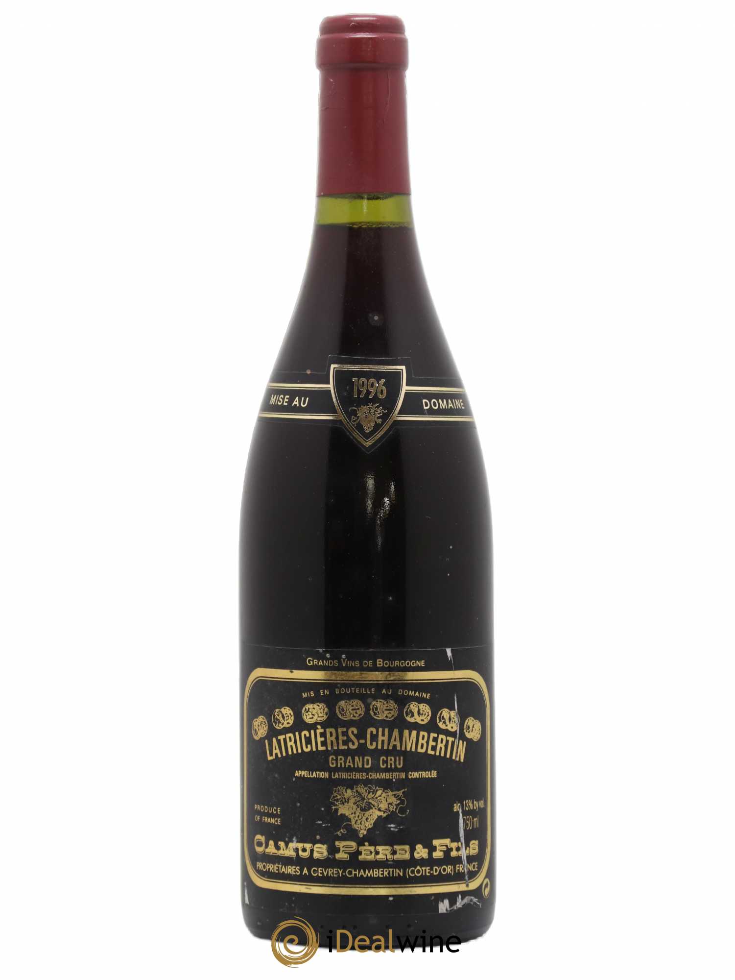 Latricières-Chambertin Grand Cru Camus Père et Fils (Domaine) 1996 - Lotto di 1 bottiglia - 0