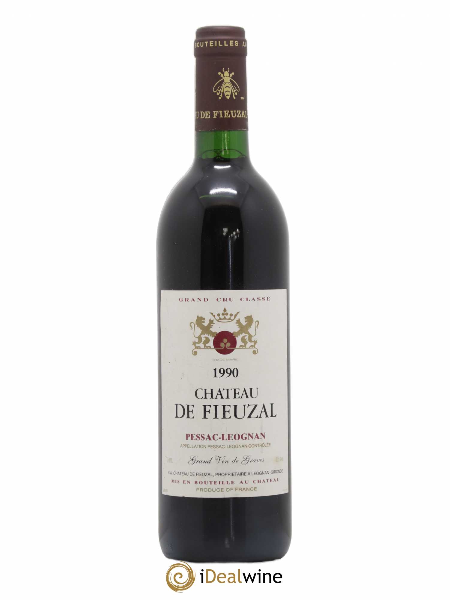 Château de Fieuzal Cru Classé de Graves 1990 - Lot de 1 bouteille - 0