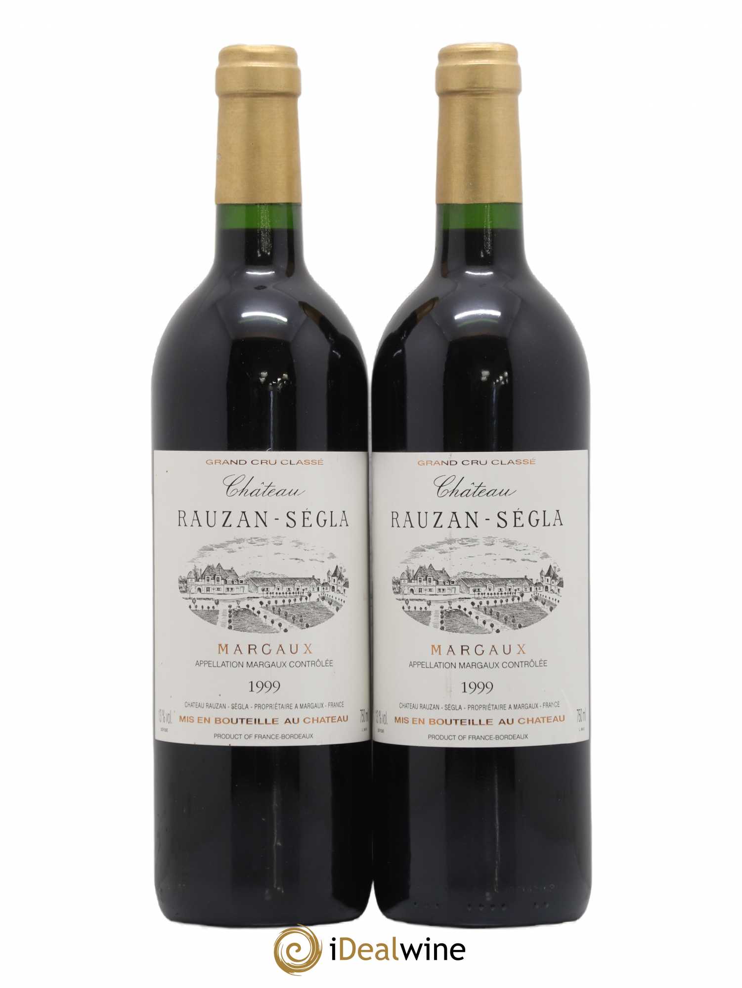 Château Rauzan Ségla Grand Cru Classé 1999 - Posten von 2 Flaschen - 0