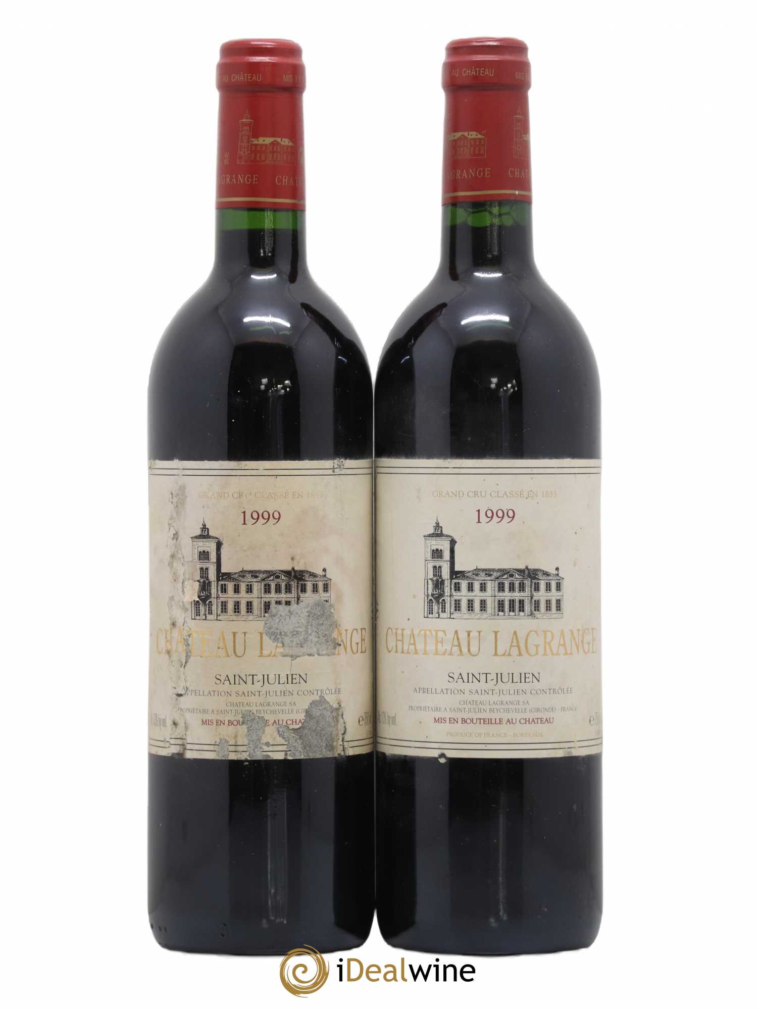 Château Lagrange 3ème Grand Cru Classé 1999 - Lot de 2 bouteilles - 0