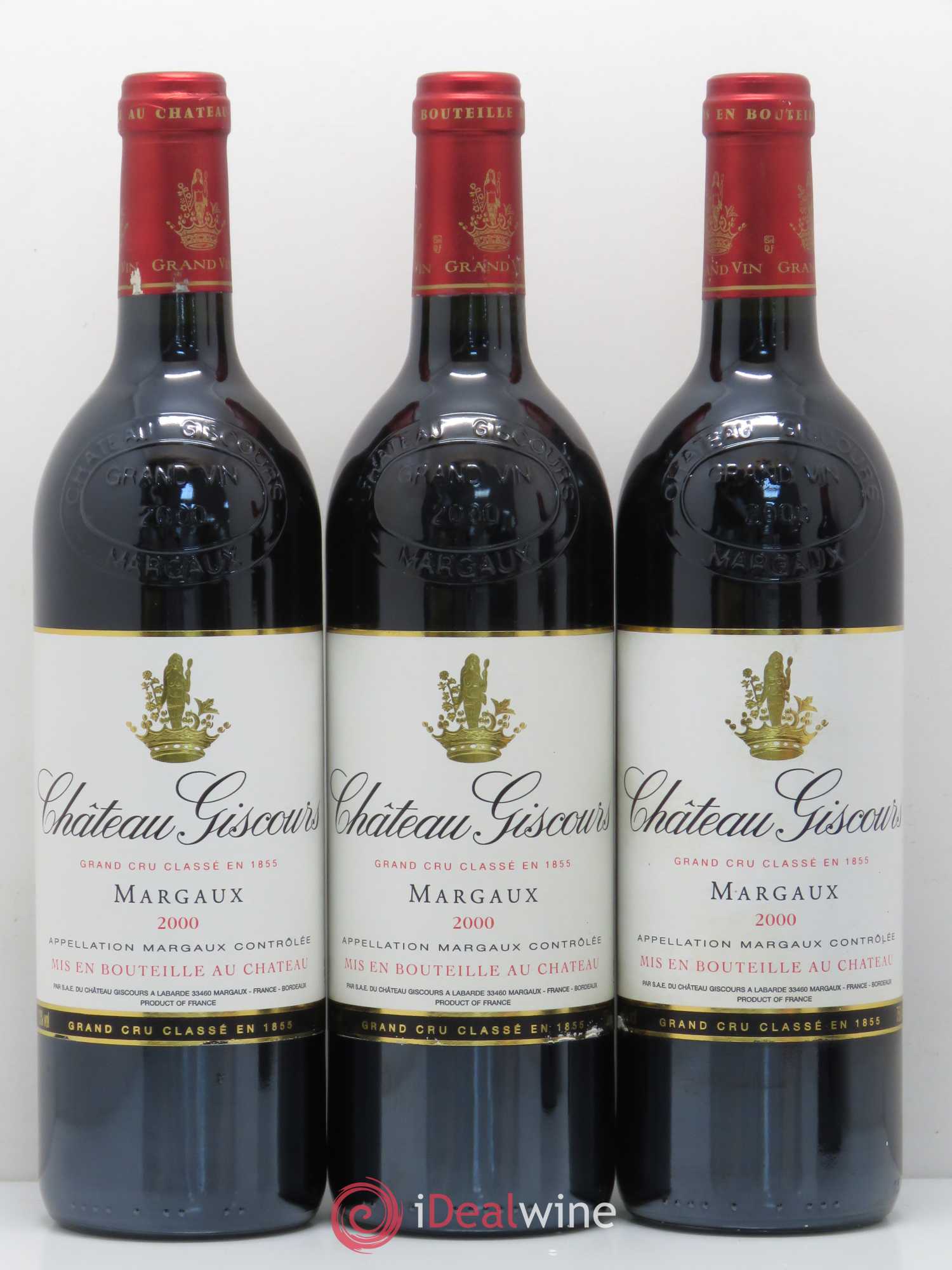 Château Giscours 3ème Grand Cru Classé 2000 - Lot de 12 bouteilles - 1