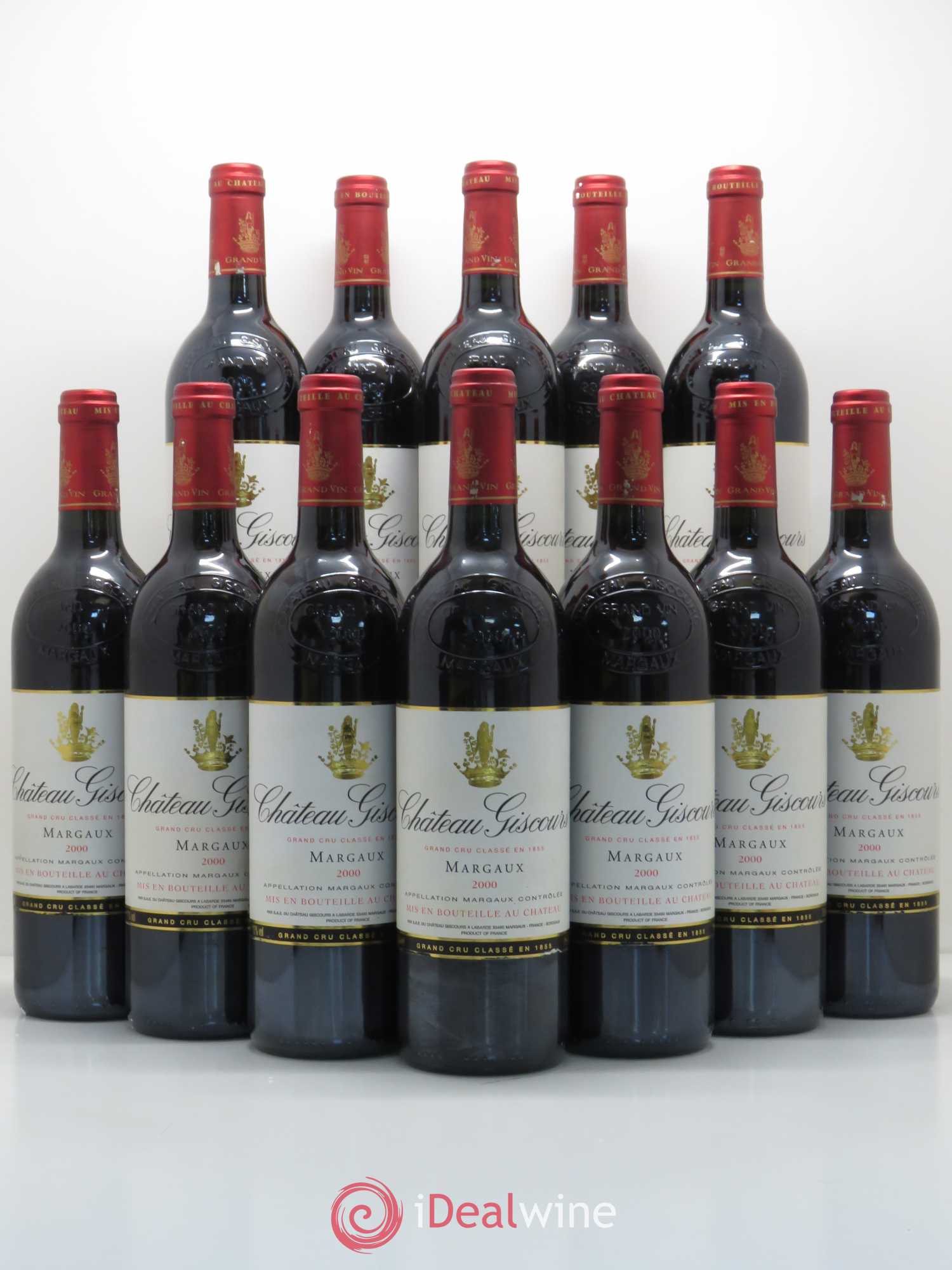 Château Giscours 3ème Grand Cru Classé 2000 - Lot de 12 bouteilles - 0