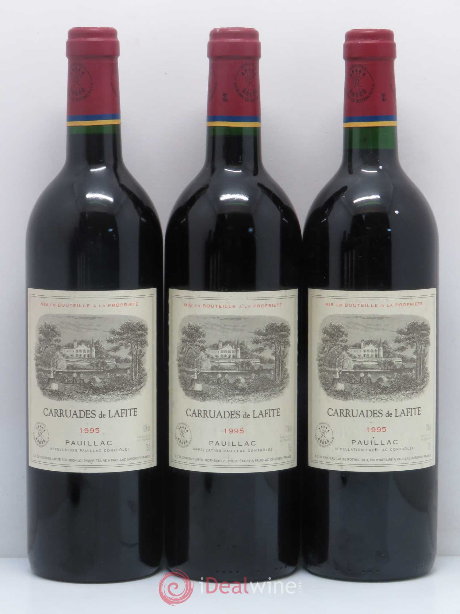 Carruades de Lafite Rothschild Second Vin 1995 - Lot de 6 bouteilles - 1