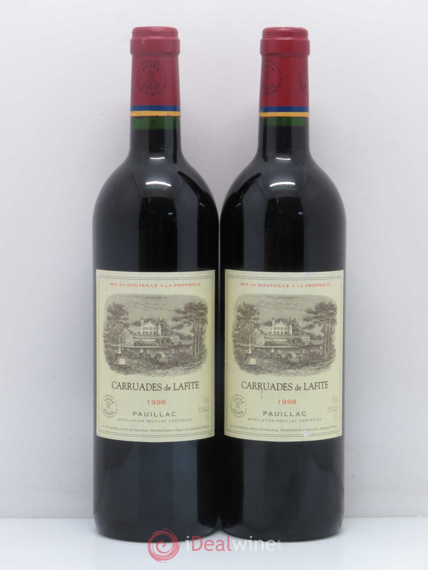 Carruades de Lafite Rothschild Second Vin 1998 - Lot de 5 bouteilles - 2
