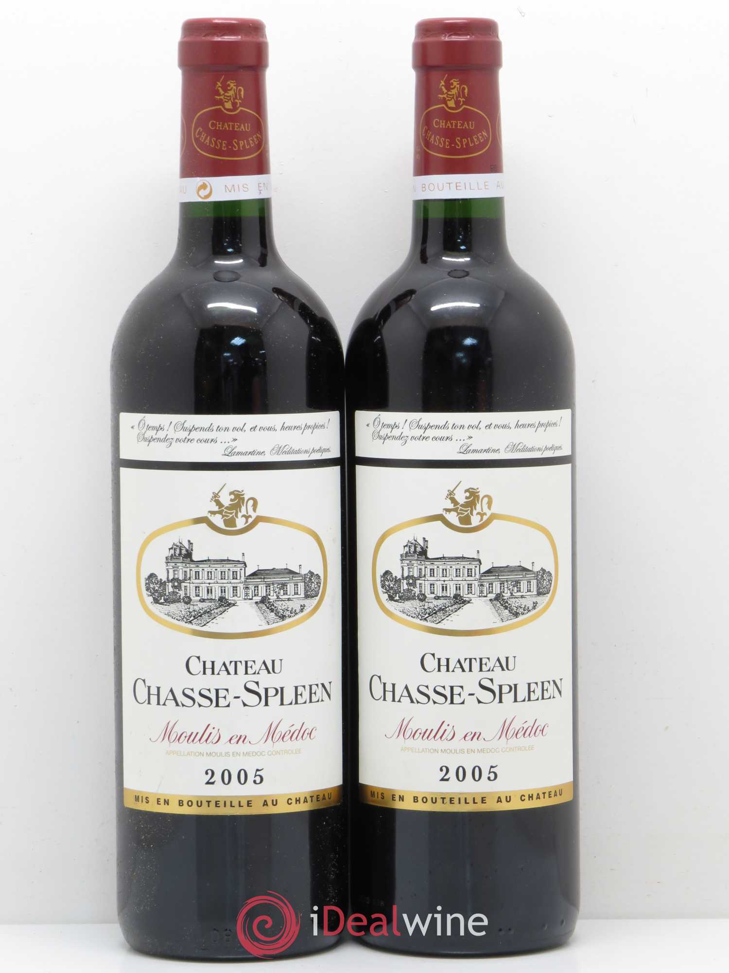 Château Chasse Spleen 2005 - Lot de 5 bouteilles - 2
