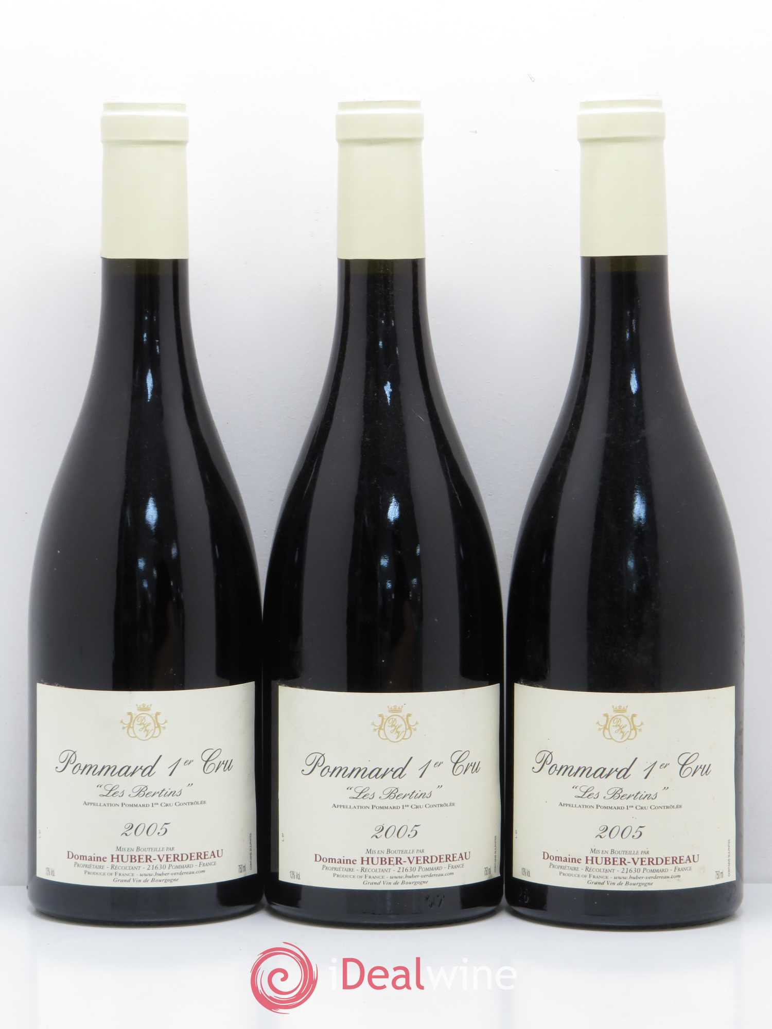 Pommard 1er Cru Les Bertins Hubert Verdereau 2005 - Posten von 6 Flaschen - 2