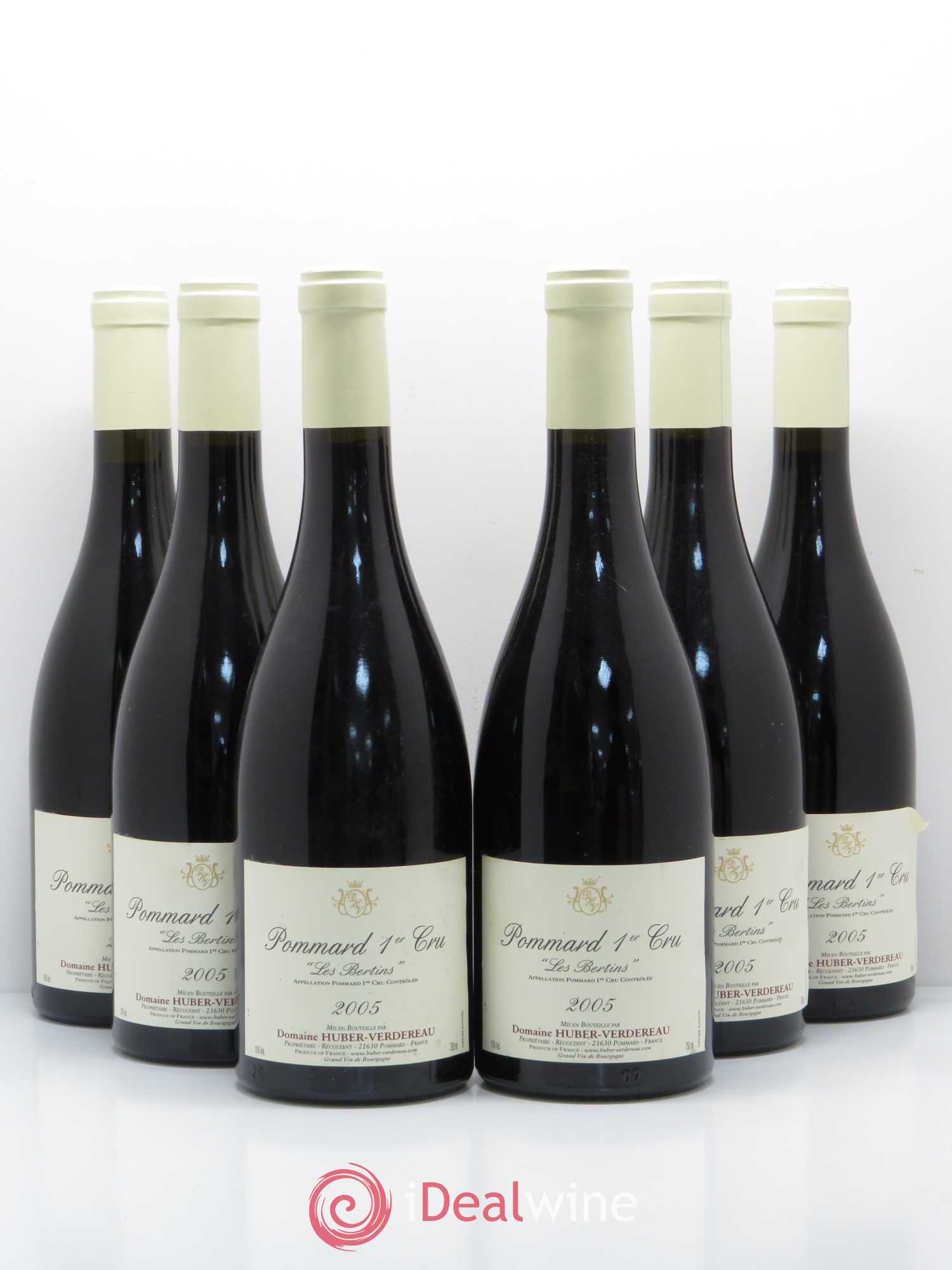Pommard 1er Cru Les Bertins Hubert Verdereau 2005 - Posten von 6 Flaschen - 0