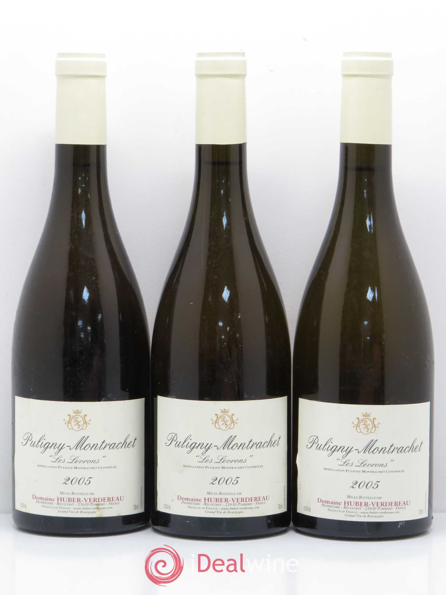 Puligny-Montrachet Les Levrons domaine Huber-Verdereau 2005 - Posten von 5 Flaschen - 1