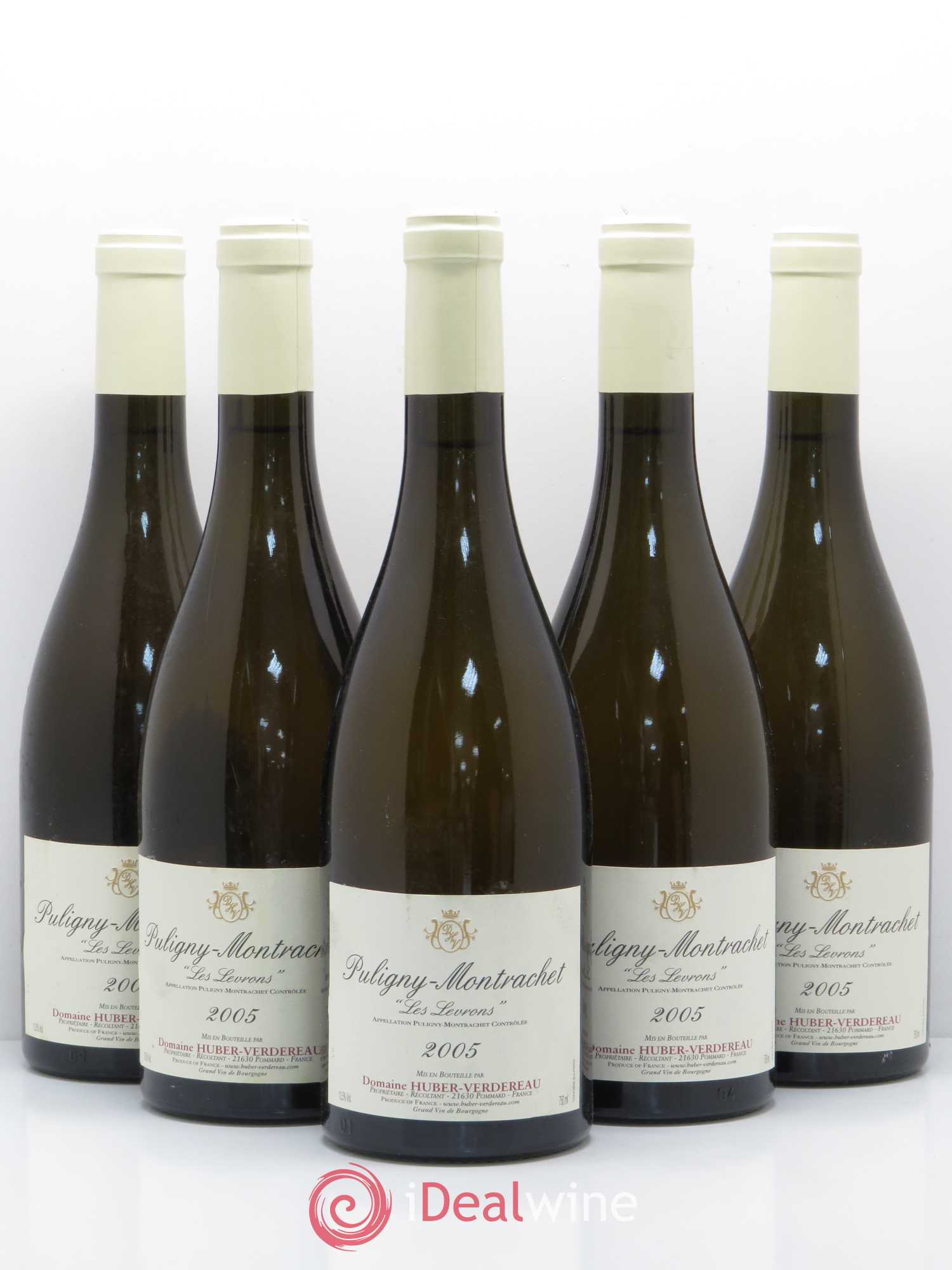 Puligny-Montrachet Les Levrons domaine Huber-Verdereau 2005 - Posten von 5 Flaschen - 0