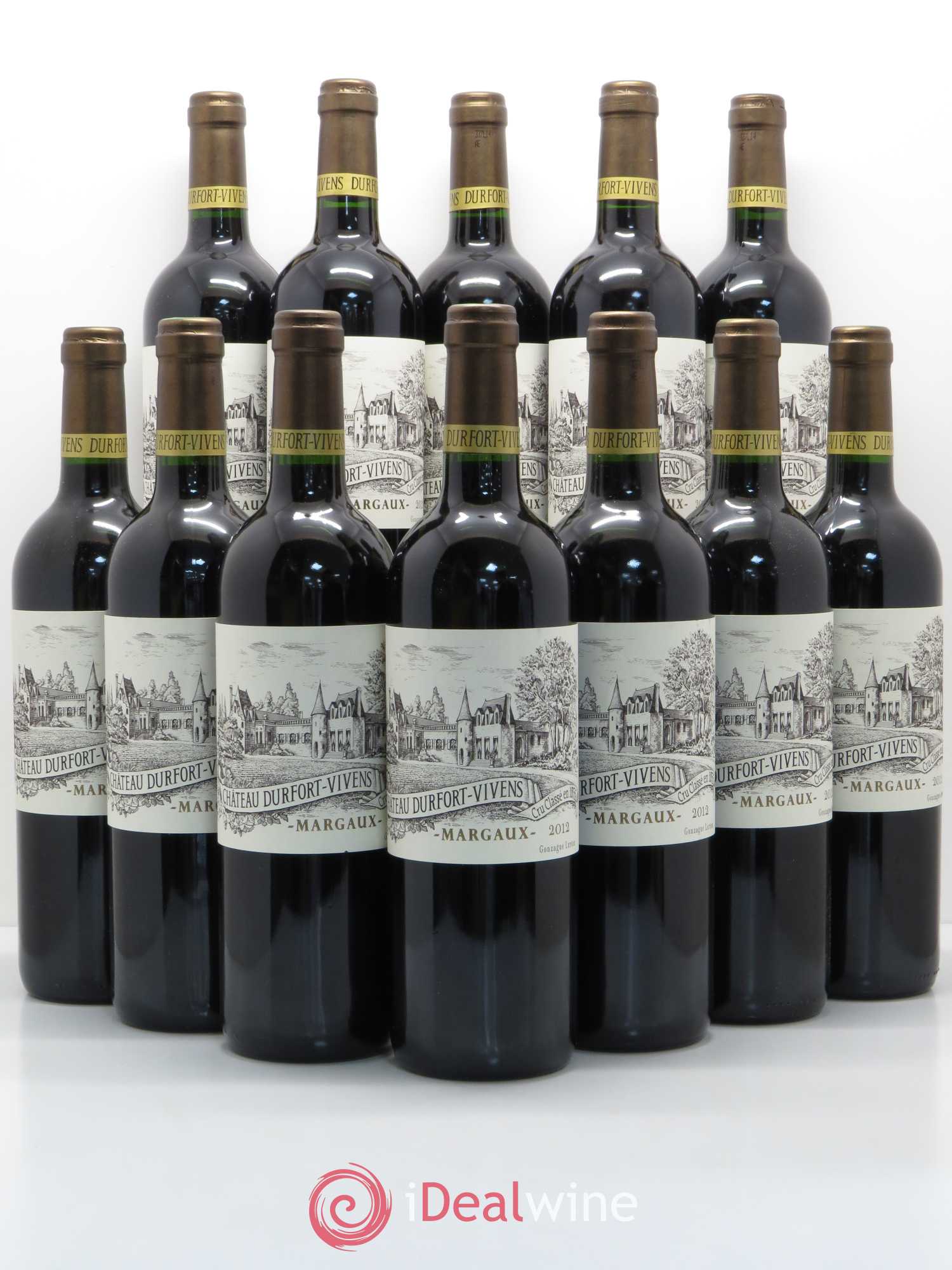 Château Durfort Vivens 2ème Grand Cru Classé 2012 - Lot de 12 bouteilles - 0
