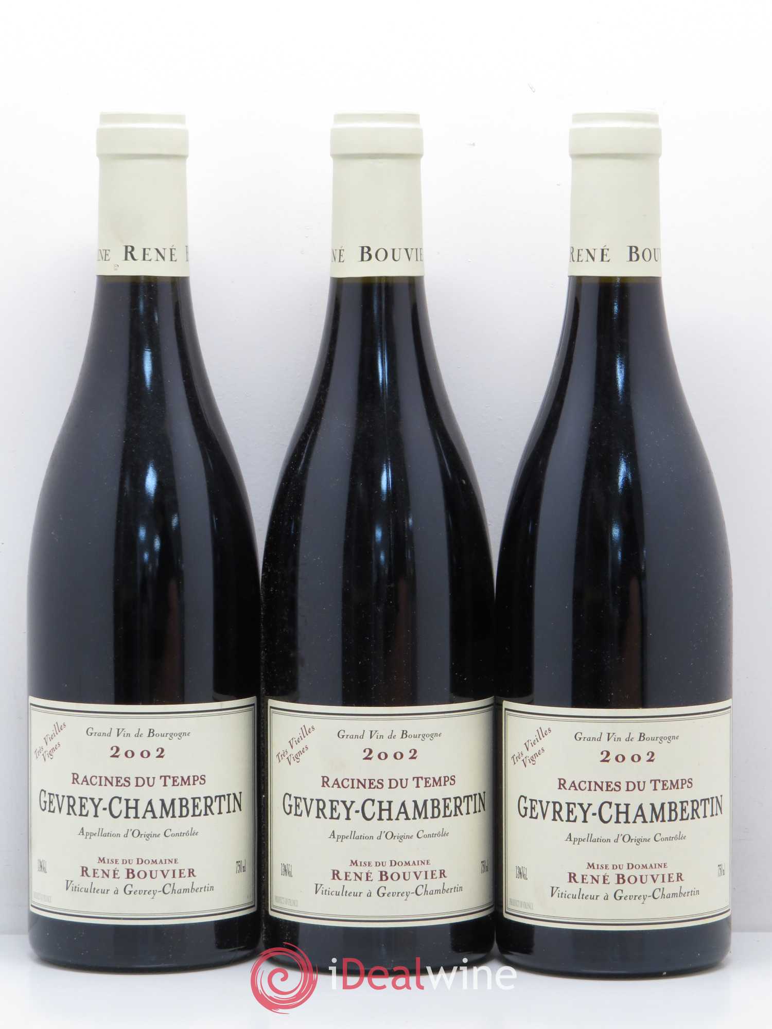 Gevrey-Chambertin Racines du Temps Très Vieilles Vignes R. Bouvier 2002 - Lot de 6 bouteilles - 2