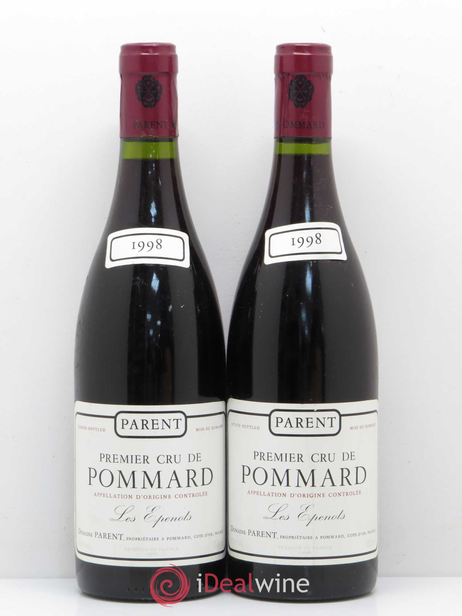 Pommard 1er Cru Les Epenots Domaine Parent 1998 - Posten von 2 Flaschen - 0