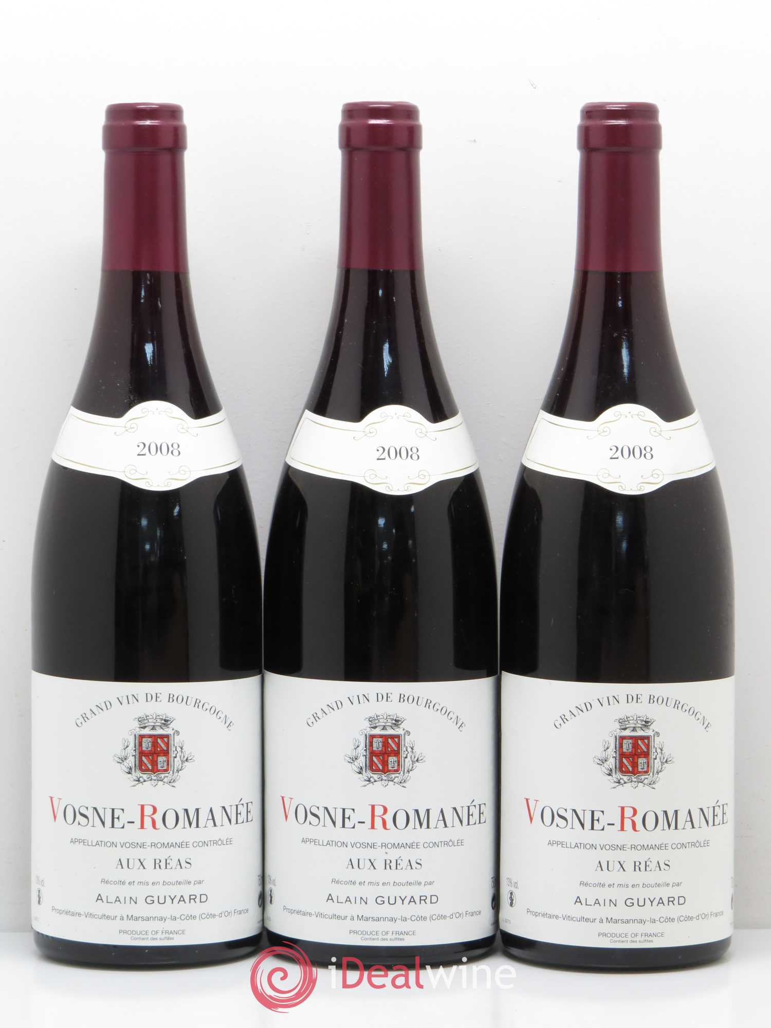 Vosne-Romanée Aux Réas Alain Guyard 2008 - Lot de 6 bouteilles - 1