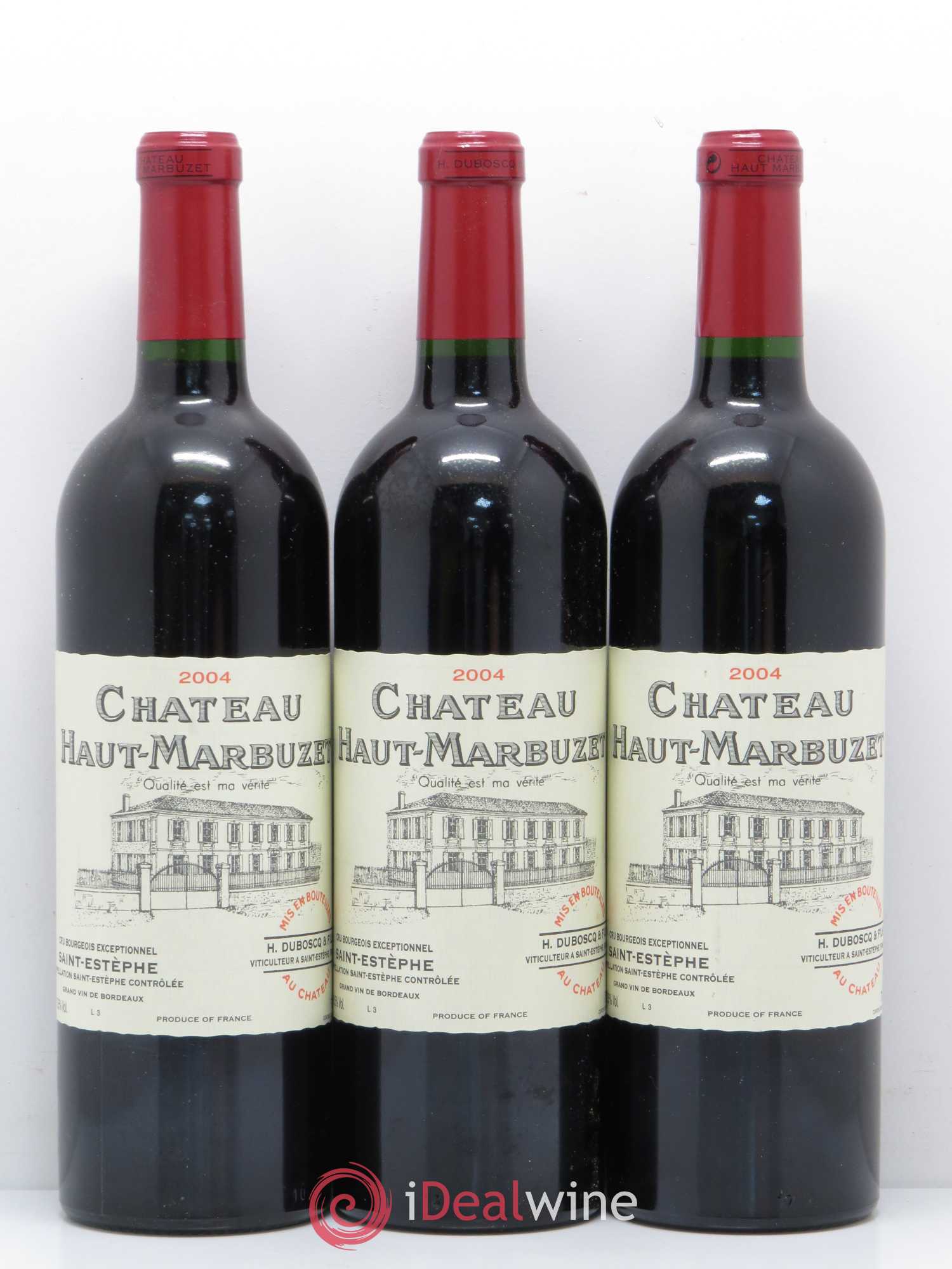 Château Haut Marbuzet 2004 - Lot de 12 bouteilles - 1