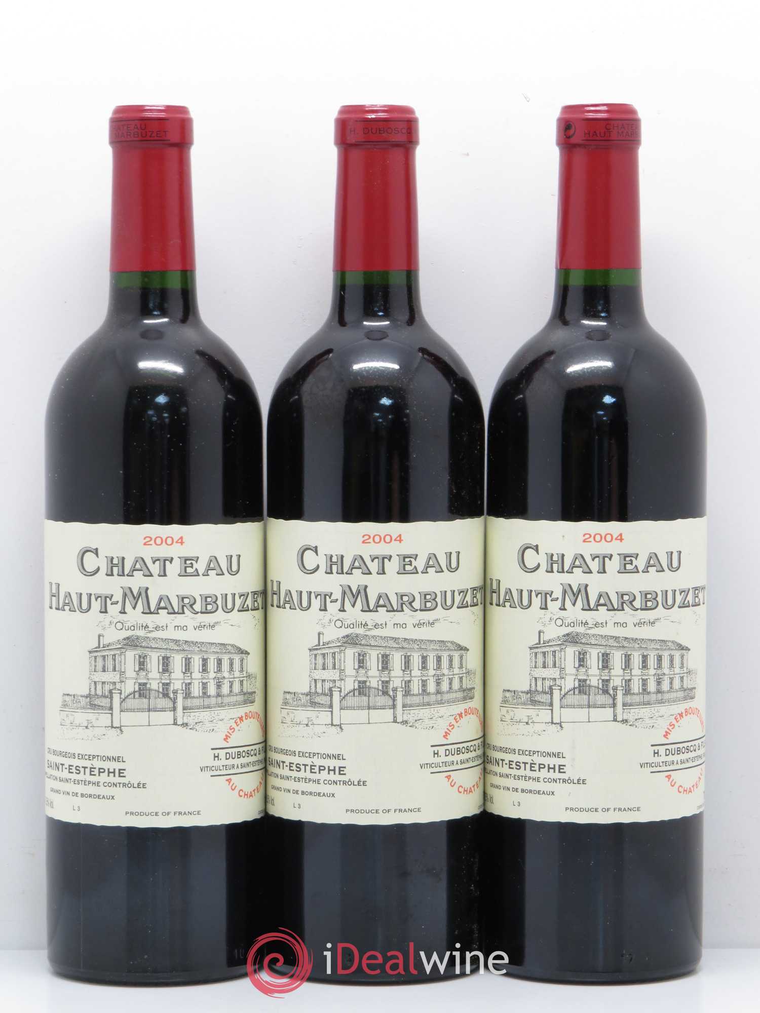 Château Haut Marbuzet 2004 - Lot de 12 bouteilles - 2