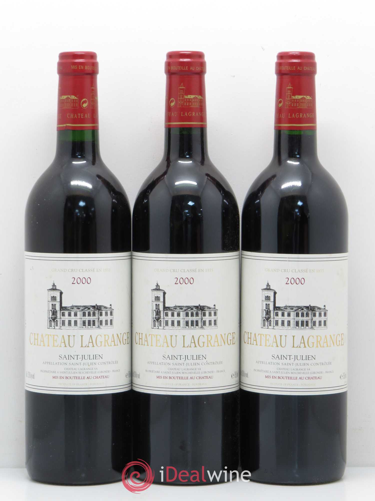 Château Lagrange 3ème Grand Cru Classé 2000 - Lot de 6 bouteilles - 1
