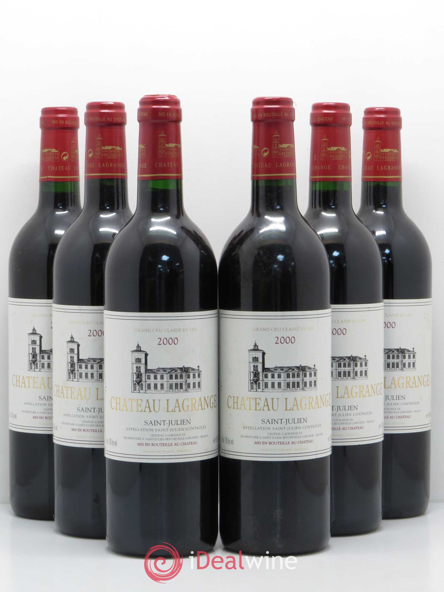 Château Lagrange 3ème Grand Cru Classé 2000 - Lot de 6 bouteilles - 0