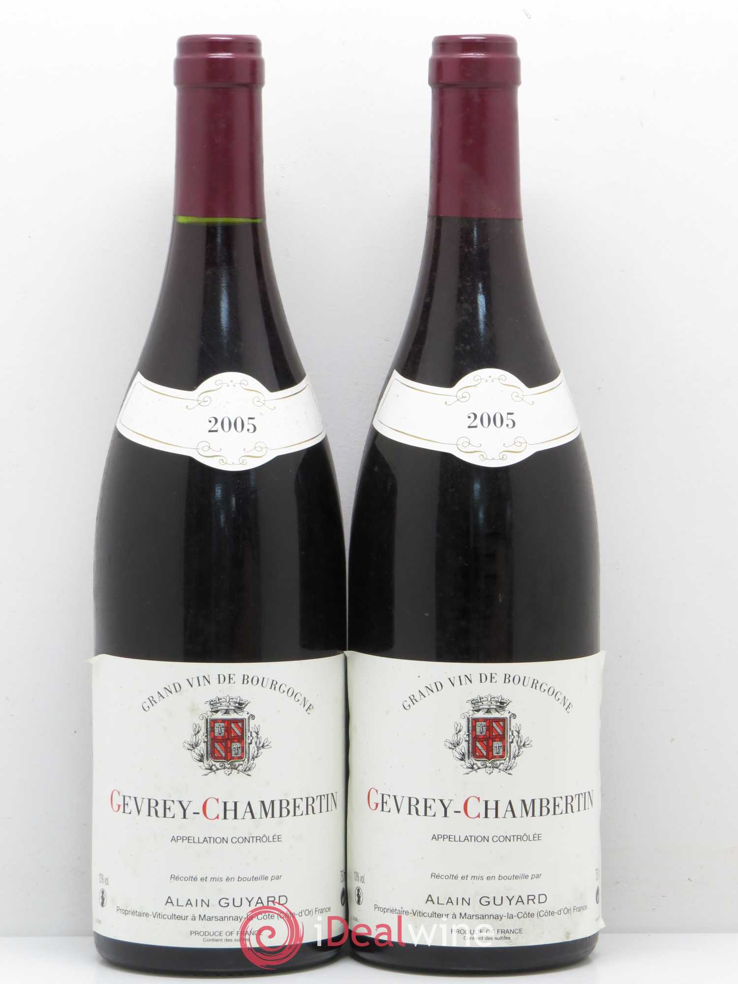 Gevrey-Chambertin Alain Guyard 2005 - Lot de 5 bouteilles - 2