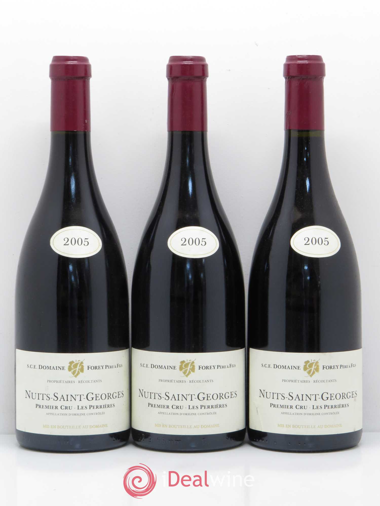 Nuits-Saint-Georges 1er Cru Les Perrières Forey 2005 - Lot de 6 bouteilles - 1