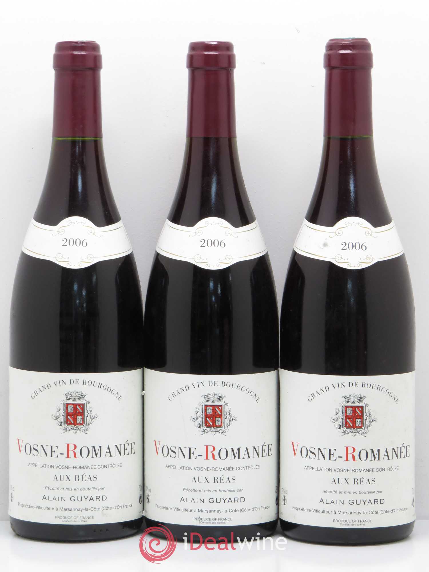 Vosne-Romanée Aux Réas Alain Guyard 2006 - Lot de 5 bouteilles - 1