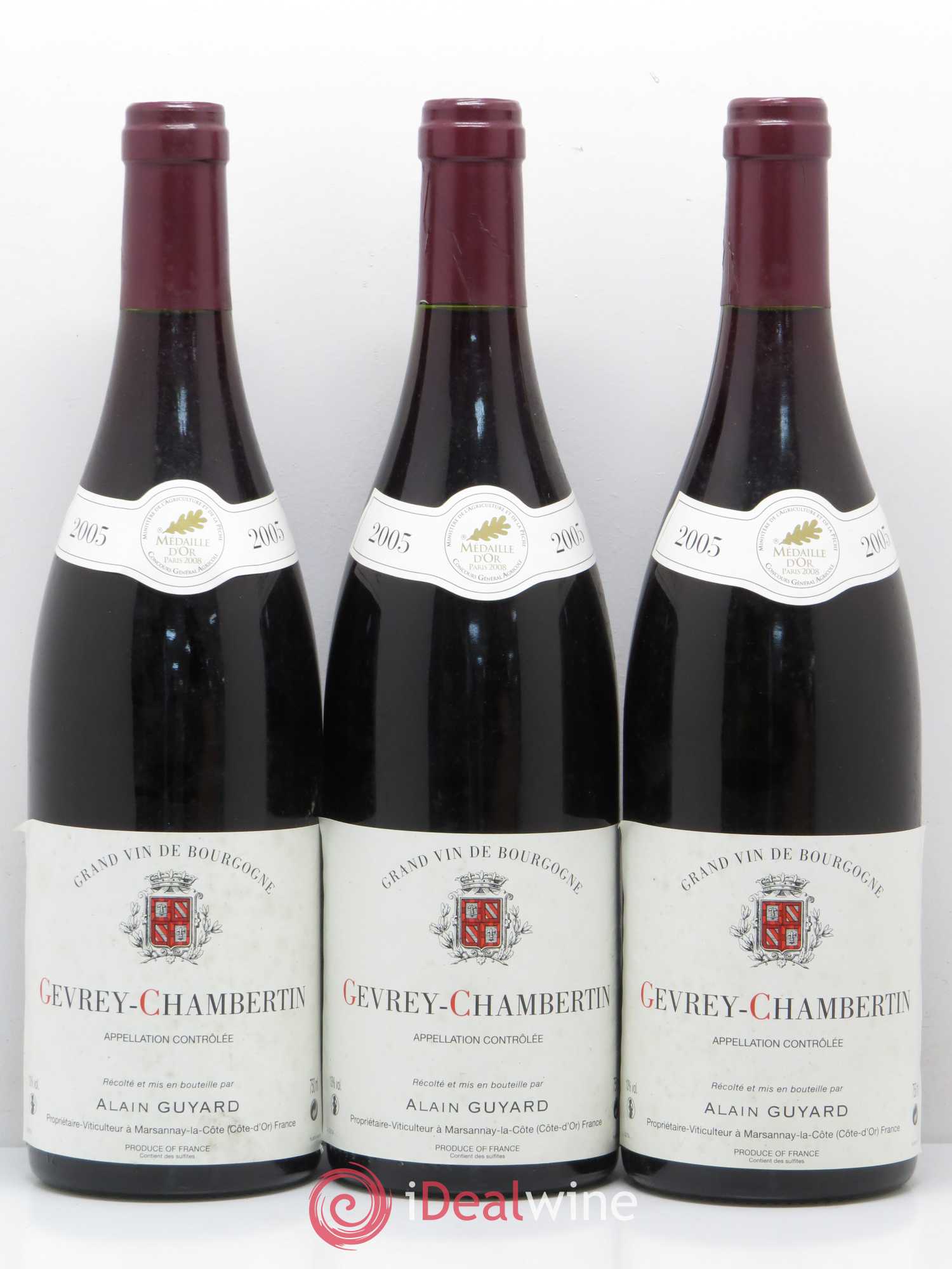 Gevrey-Chambertin Alain Guyard 2005 - Lot de 6 bouteilles - 2