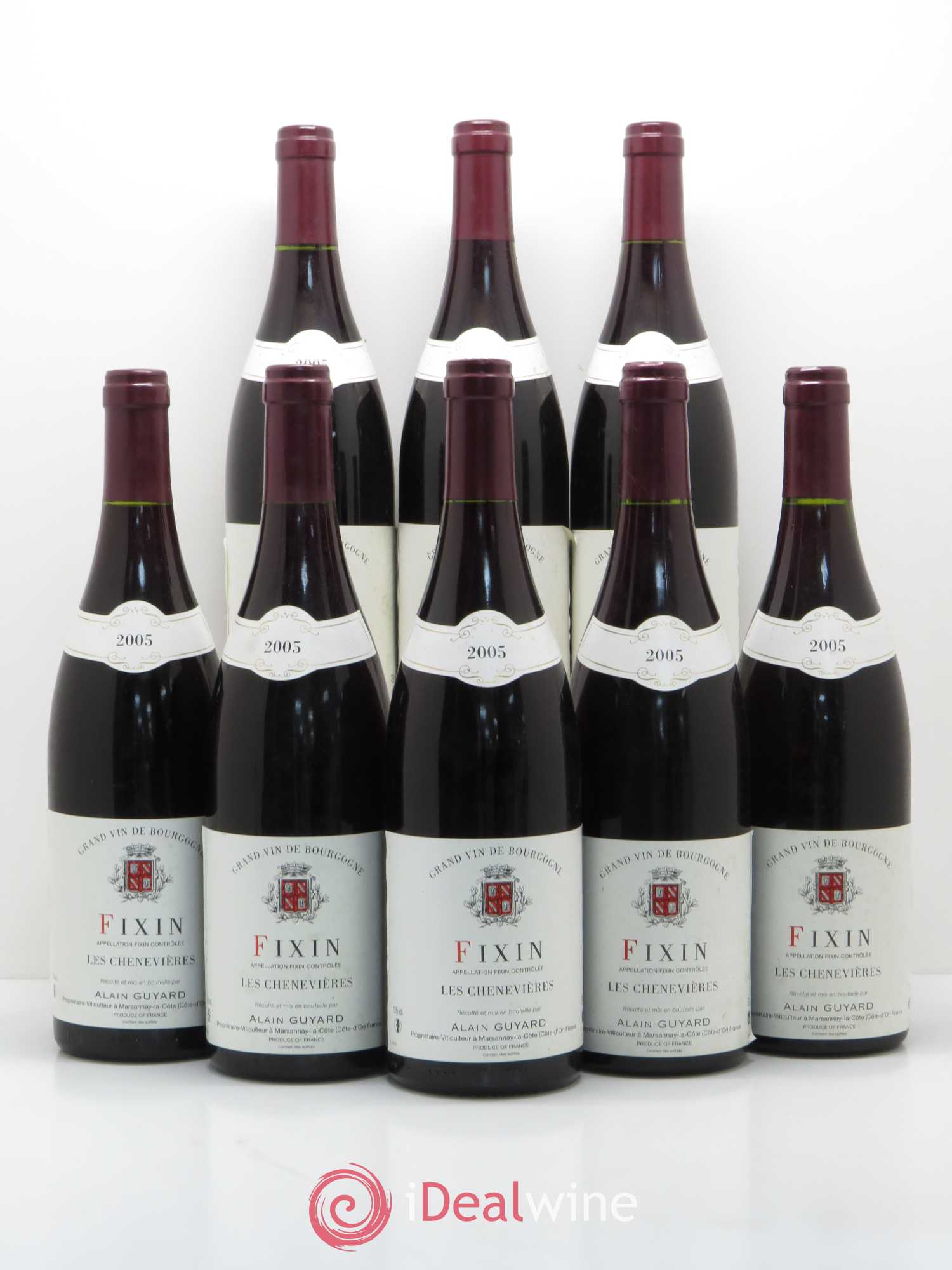Fixin Les Chenevières Alain Guyard 2005 - Posten von 8 Flaschen - 0