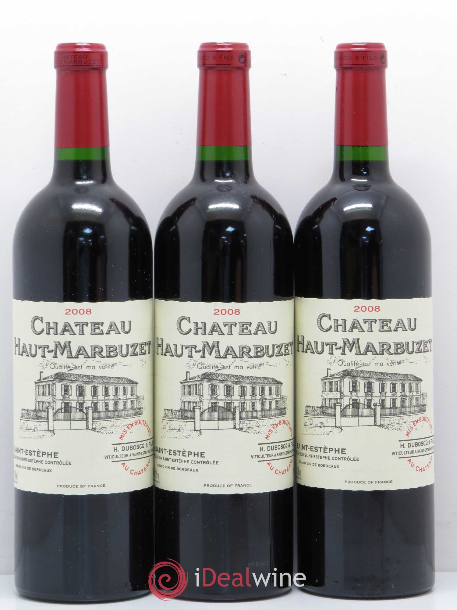 Château Haut Marbuzet 2008 - Lot de 12 bouteilles - 4