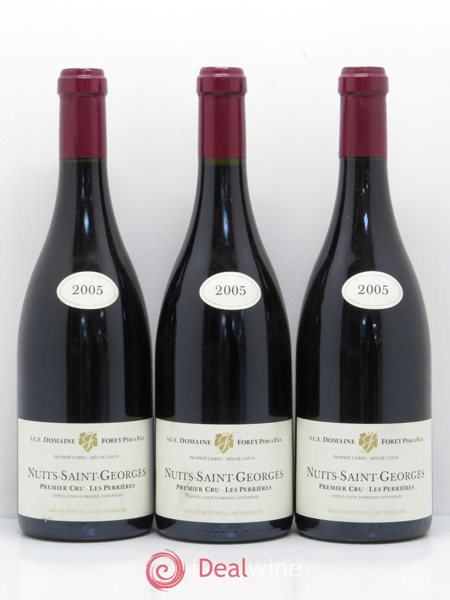 Nuits-Saint-Georges Les Perrières Forey 2005 - Posten von 3 Flaschen - 0