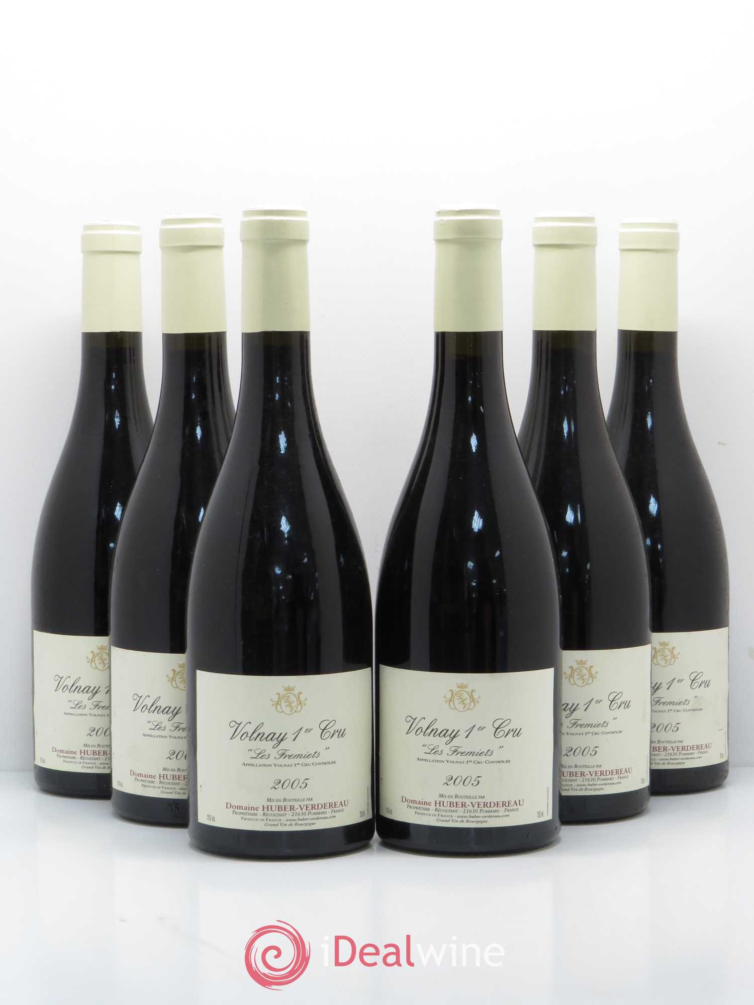 Volnay 1er Cru Les Fremiets Hubert Verdereau 2005 - Posten von 6 Flaschen - 0