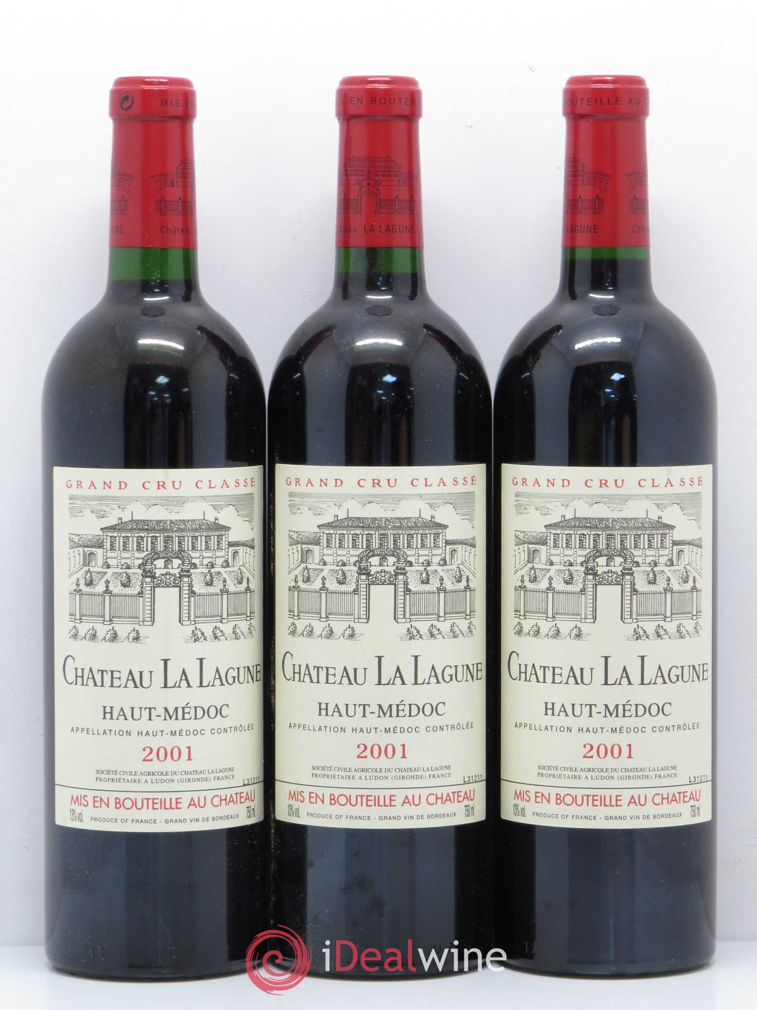 Château la Lagune 3ème Grand Cru Classé 2001 - Lot de 6 bouteilles - 1