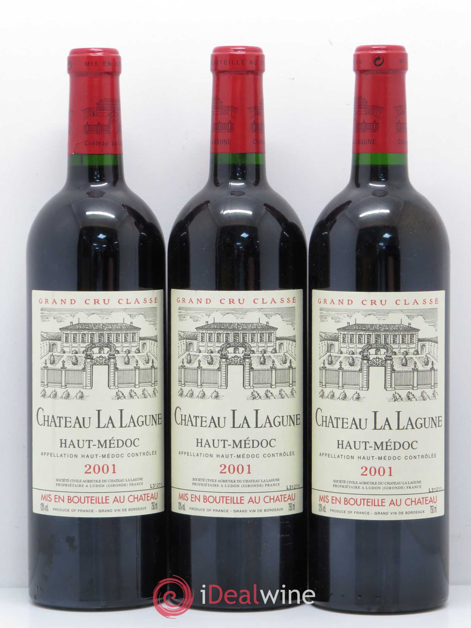 Château la Lagune 3ème Grand Cru Classé 2001 - Lot de 6 bouteilles - 2