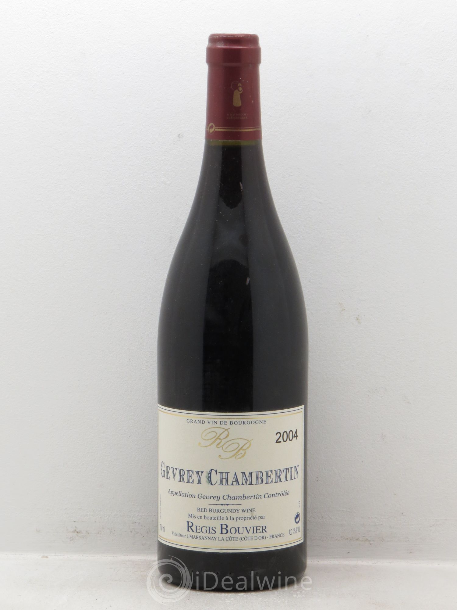 Gevrey-Chambertin Régis Bouvier (sans prix de réserve) 2004 - Posten von 1 Flasche - 0