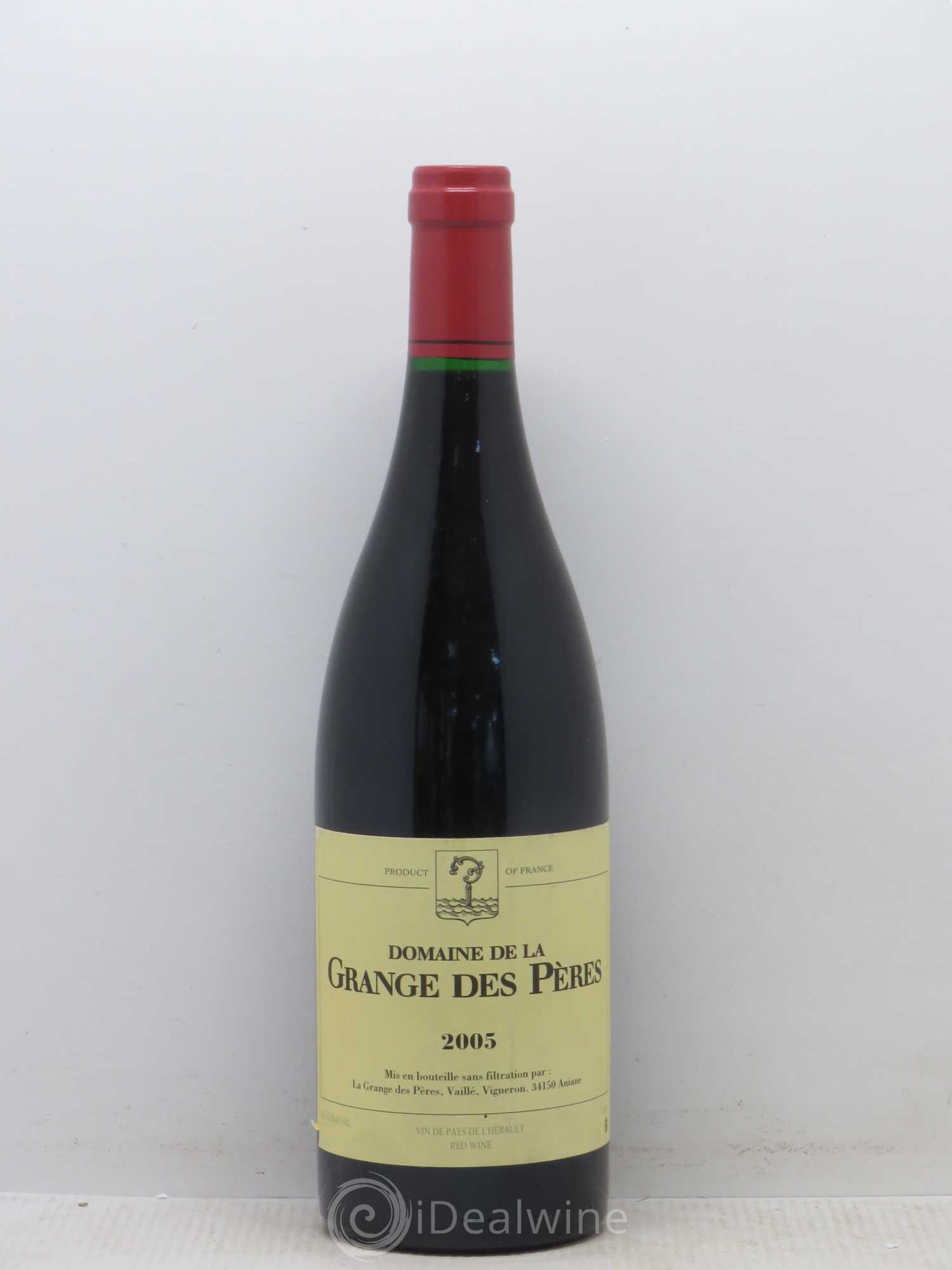 Pays d'Hérault Grange des Pères Laurent Vaillé 2005 - Lot de 1 bouteille - 0