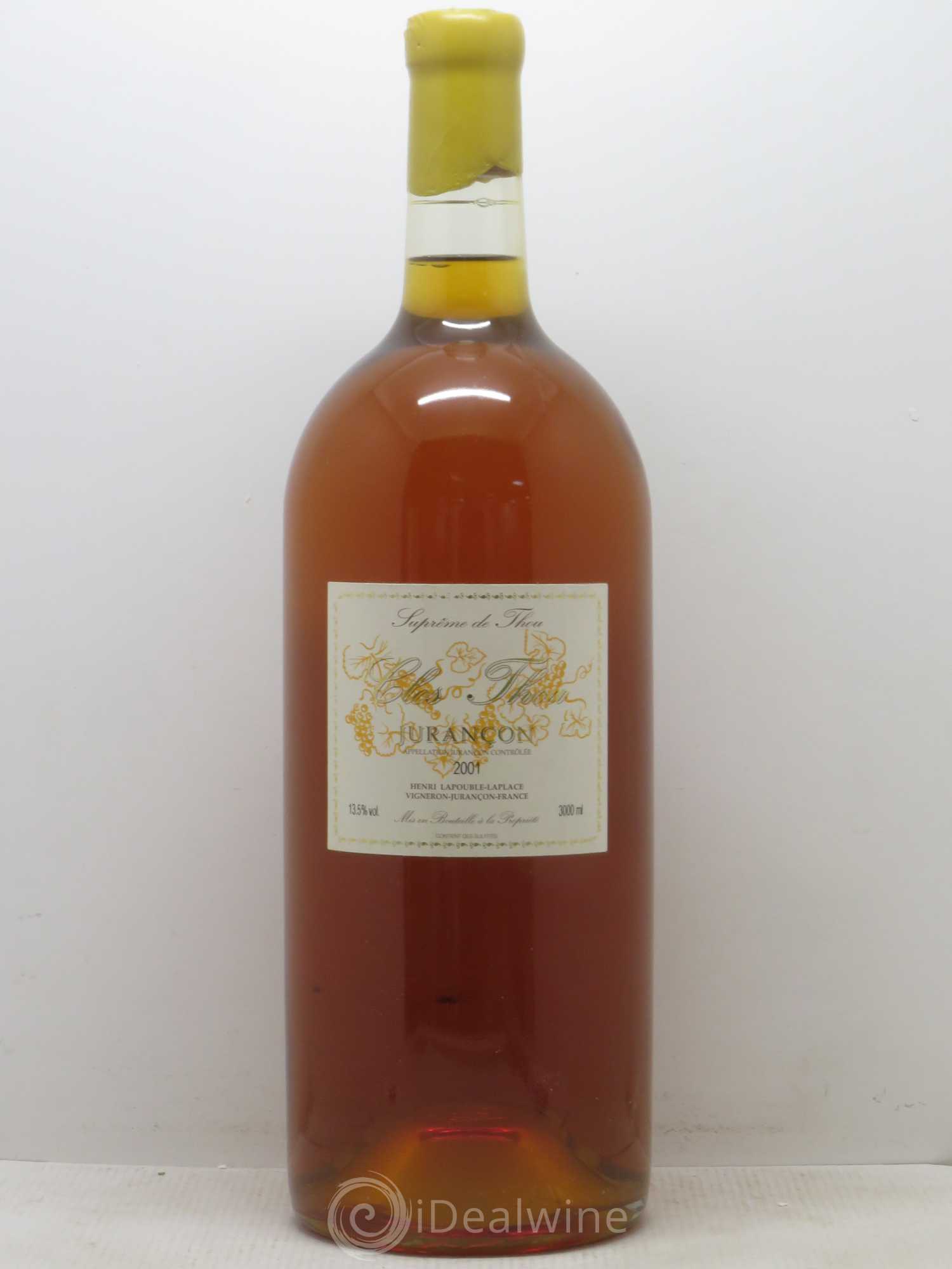 Jurançon Suprême de Thou Clos Thou 2001 - Posten von 1 Doppel-Magnum - 0