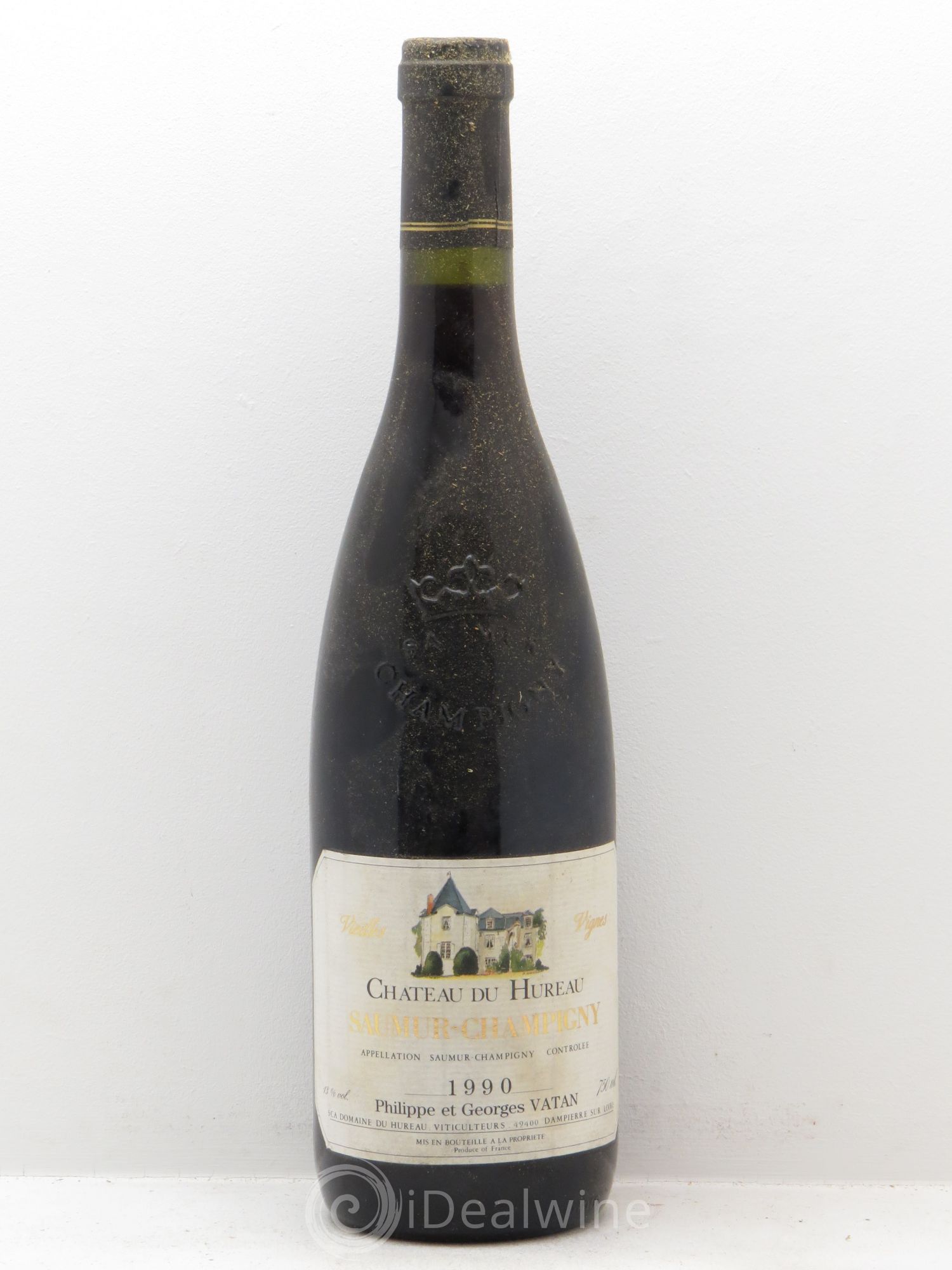 Saumur-Champigny Château de Hureau Vieilles Vignes Philippe Vatan 1990 - Posten von 1 Flasche - 0