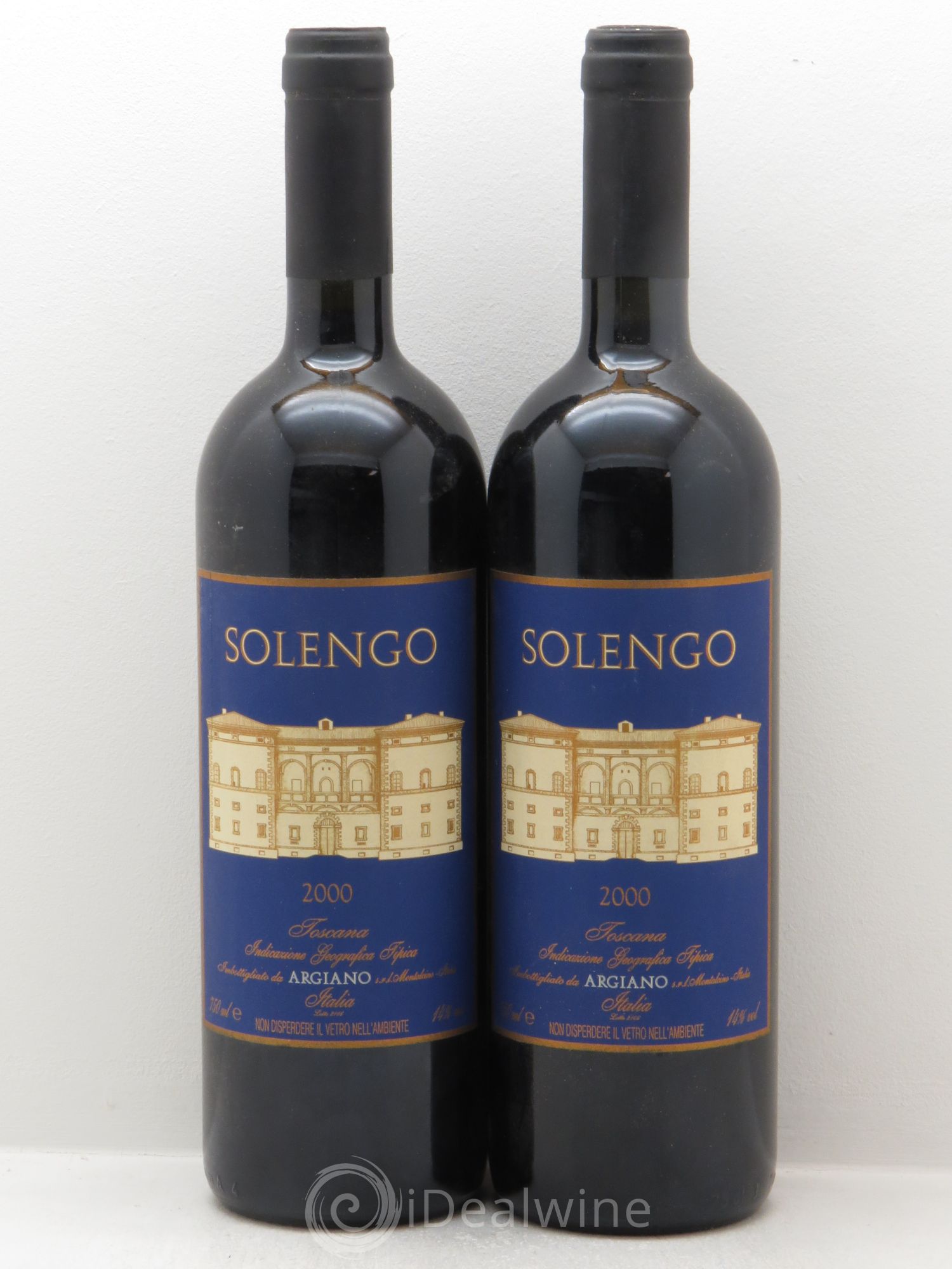 Toscana IGT Solengo 2000 - Lot de 2 bouteilles - 0