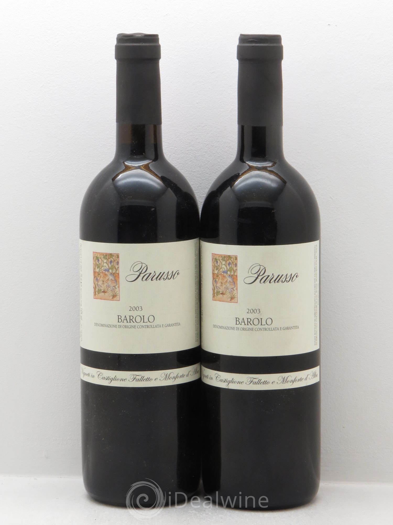 Barolo Parusso 2003 - Posten von 2 Flaschen - 0