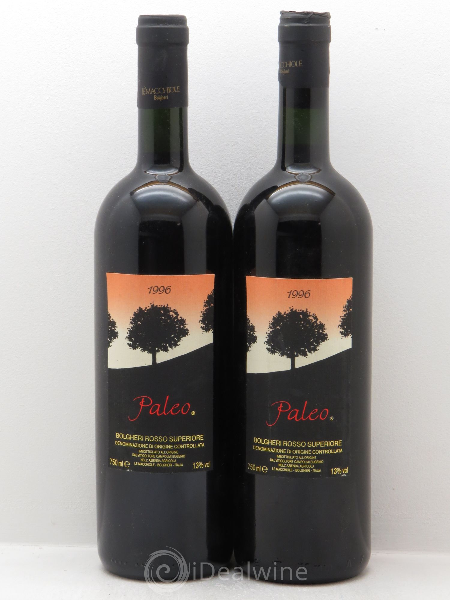 Bolgheri Le Macchiole DOC Paleo 1996 - Lot de 2 bouteilles - 0