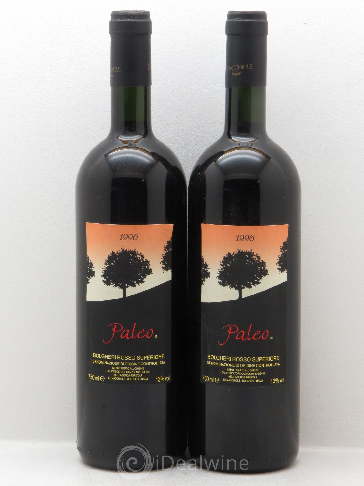 Bolgheri Le Macchiole DOC Paleo 1996 - Lot de 2 bouteilles - 0