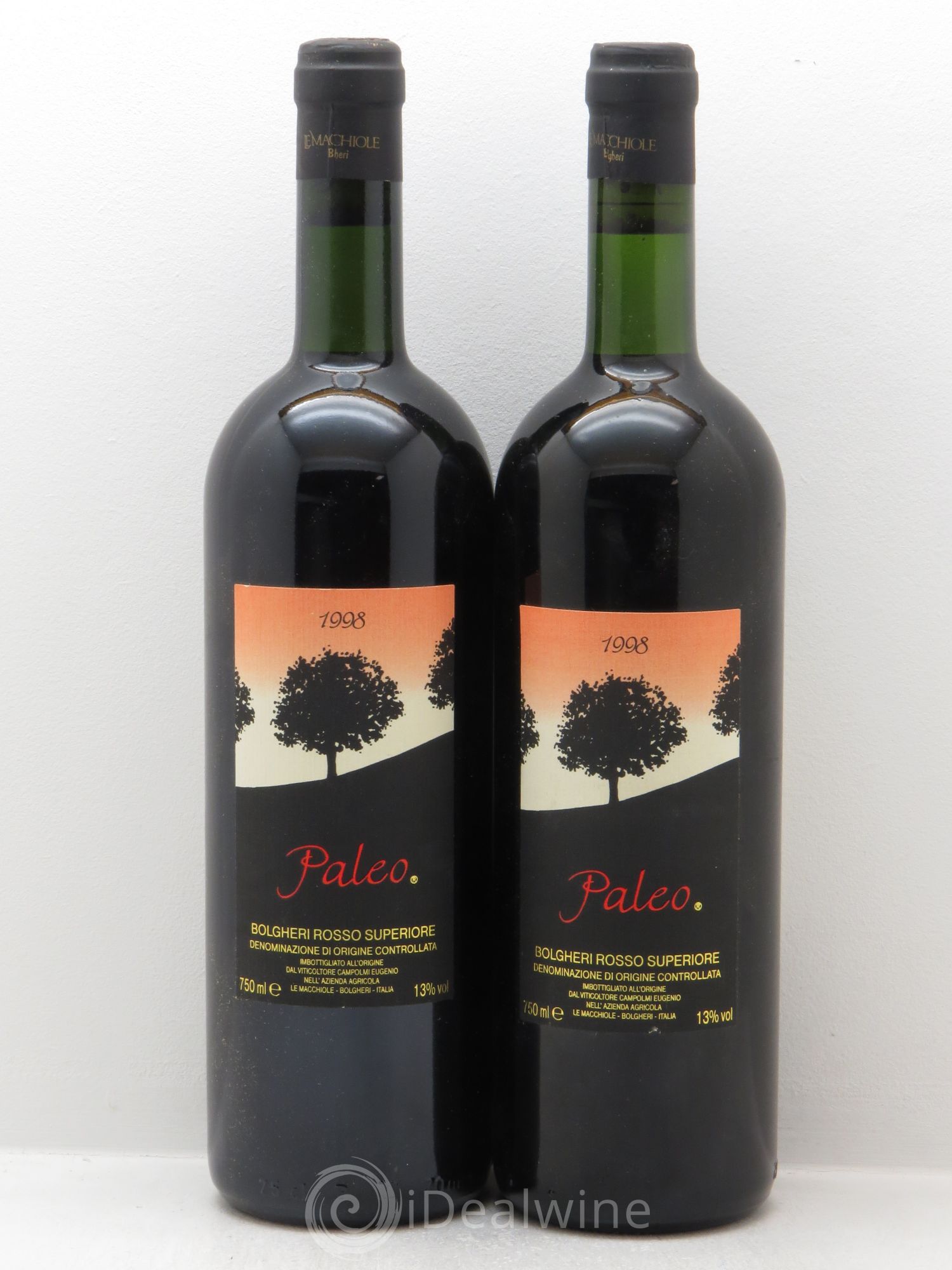 Bolgheri Le Macchiole DOC Paleo 1998 - Lot de 2 bouteilles - 0