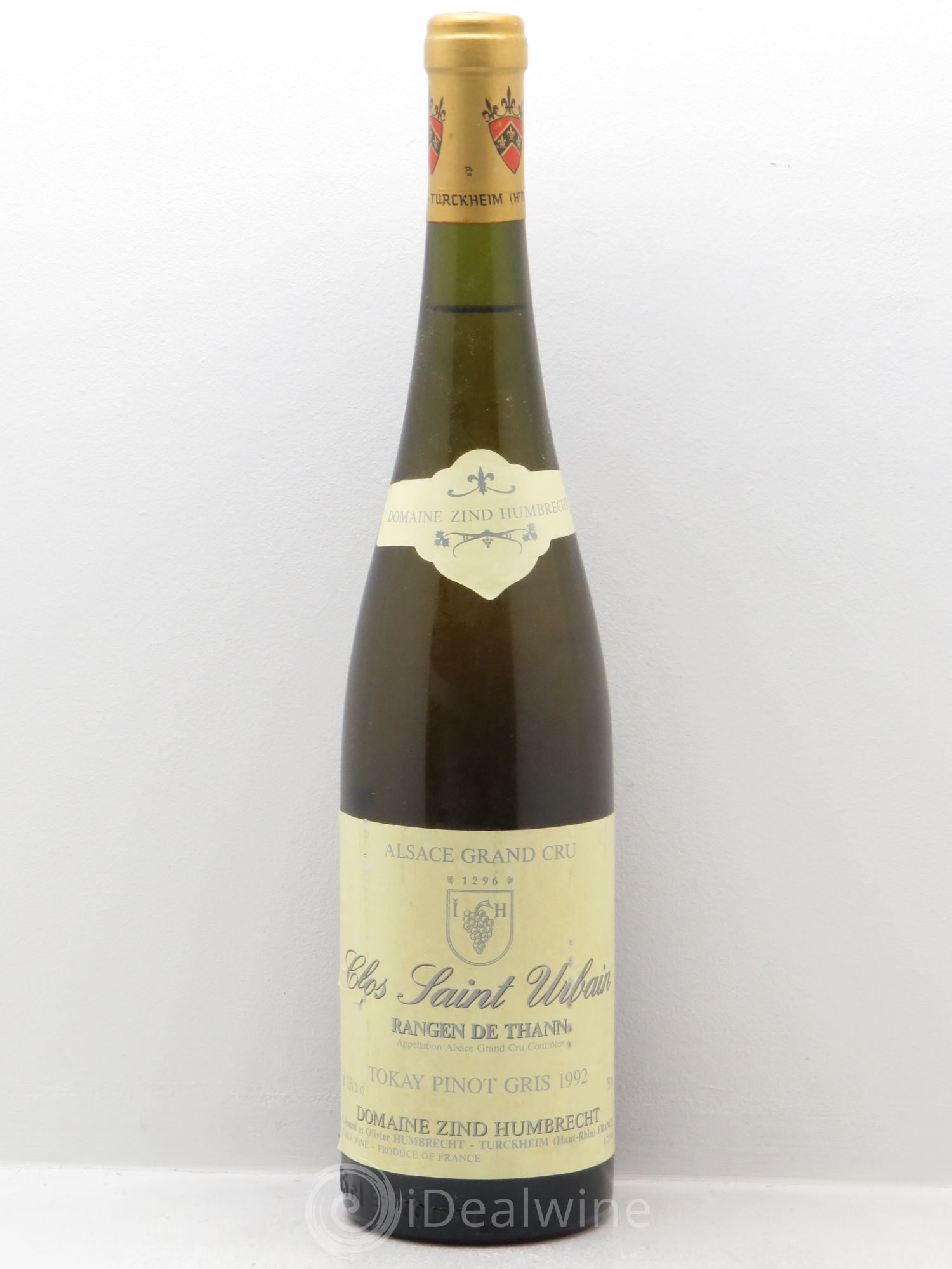 Pinot Gris Rangen de Thann Clos St Urbain 1992 - Posten von 1 Flasche - 0