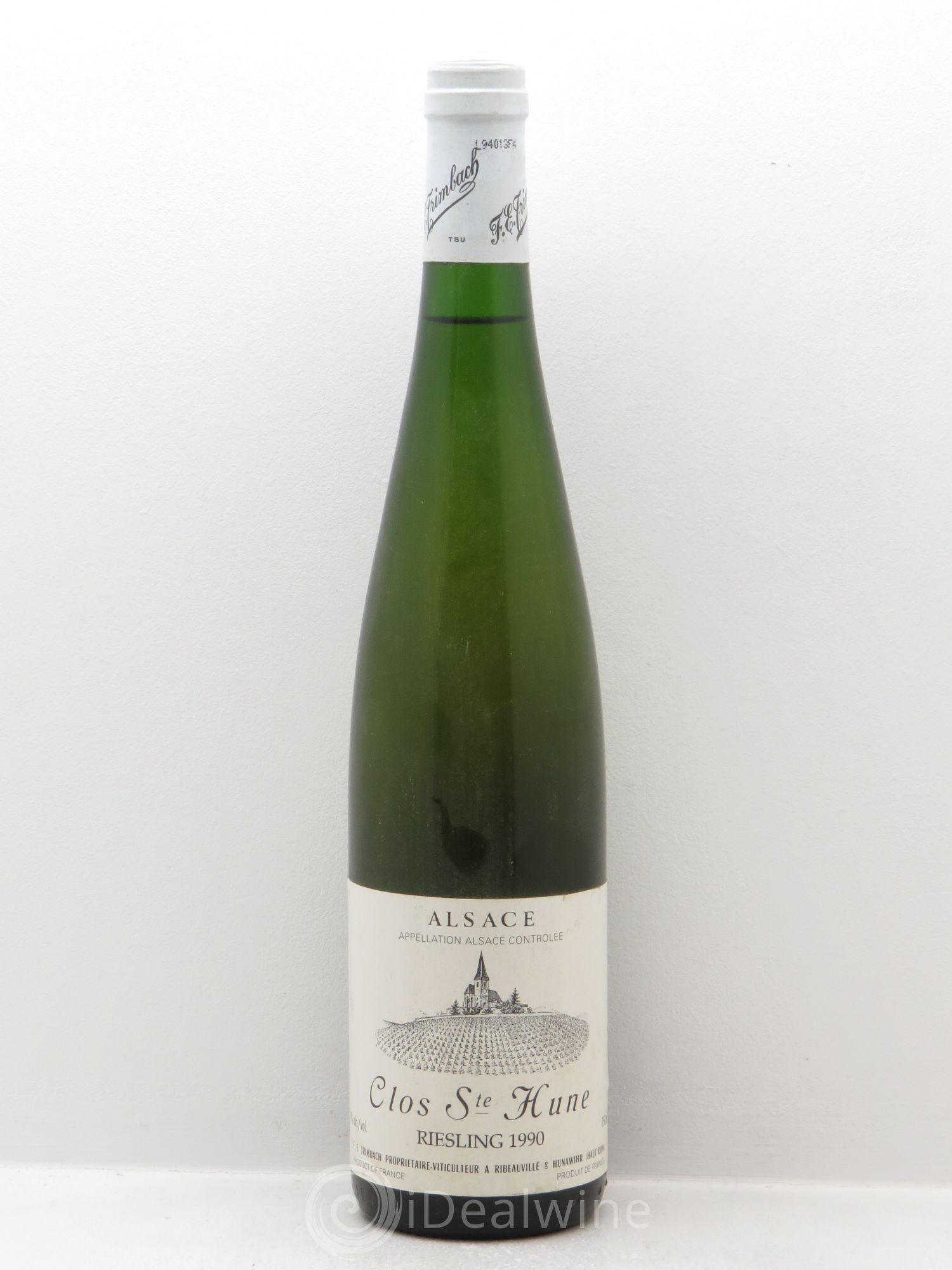 Alsace Riesling Clos Sainte-Hune Trimbach (Domaine) 1990 - Lot de 1 bouteille - 0
