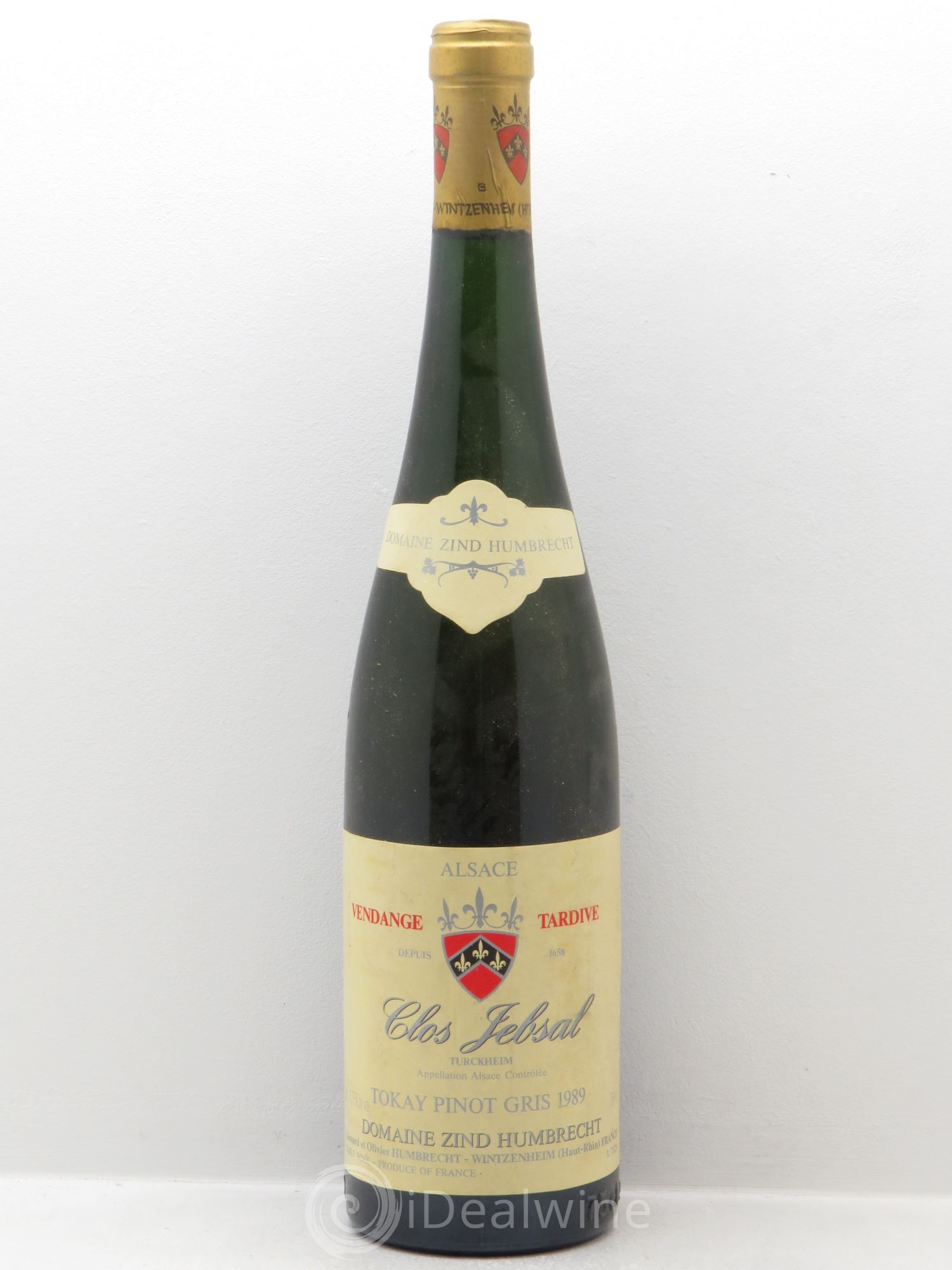 Alsace Pinot Gris Clos Jebsal Vendanges Tardives Zind-Humbrecht (Domaine) 1989 - Lotto di 1 bottiglia - 0