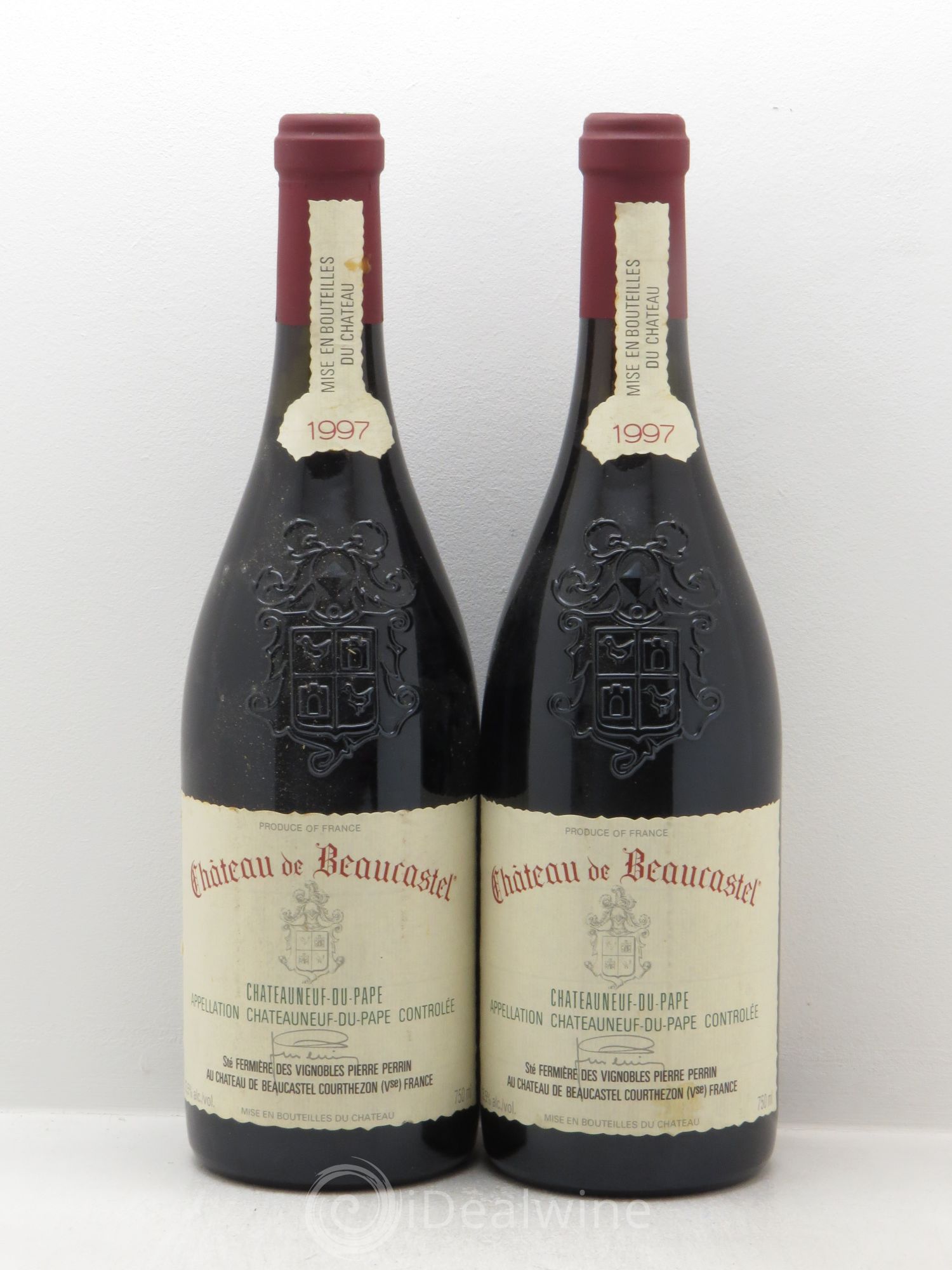 Châteauneuf-du-Pape Château de Beaucastel Famille Perrin 1997 - Lot de 2 bouteilles - 0