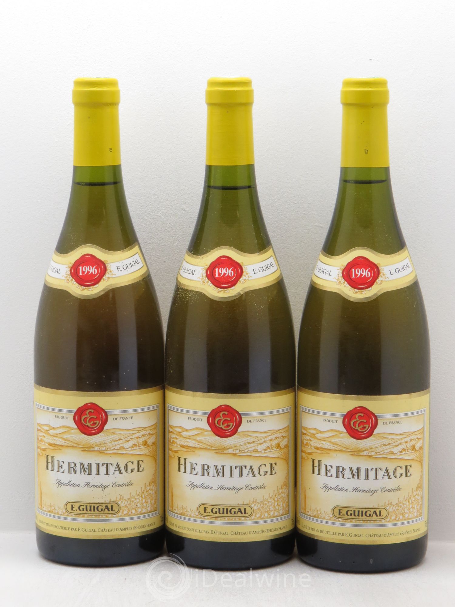 Hermitage Guigal 1996 - Lot de 3 bouteilles - 0