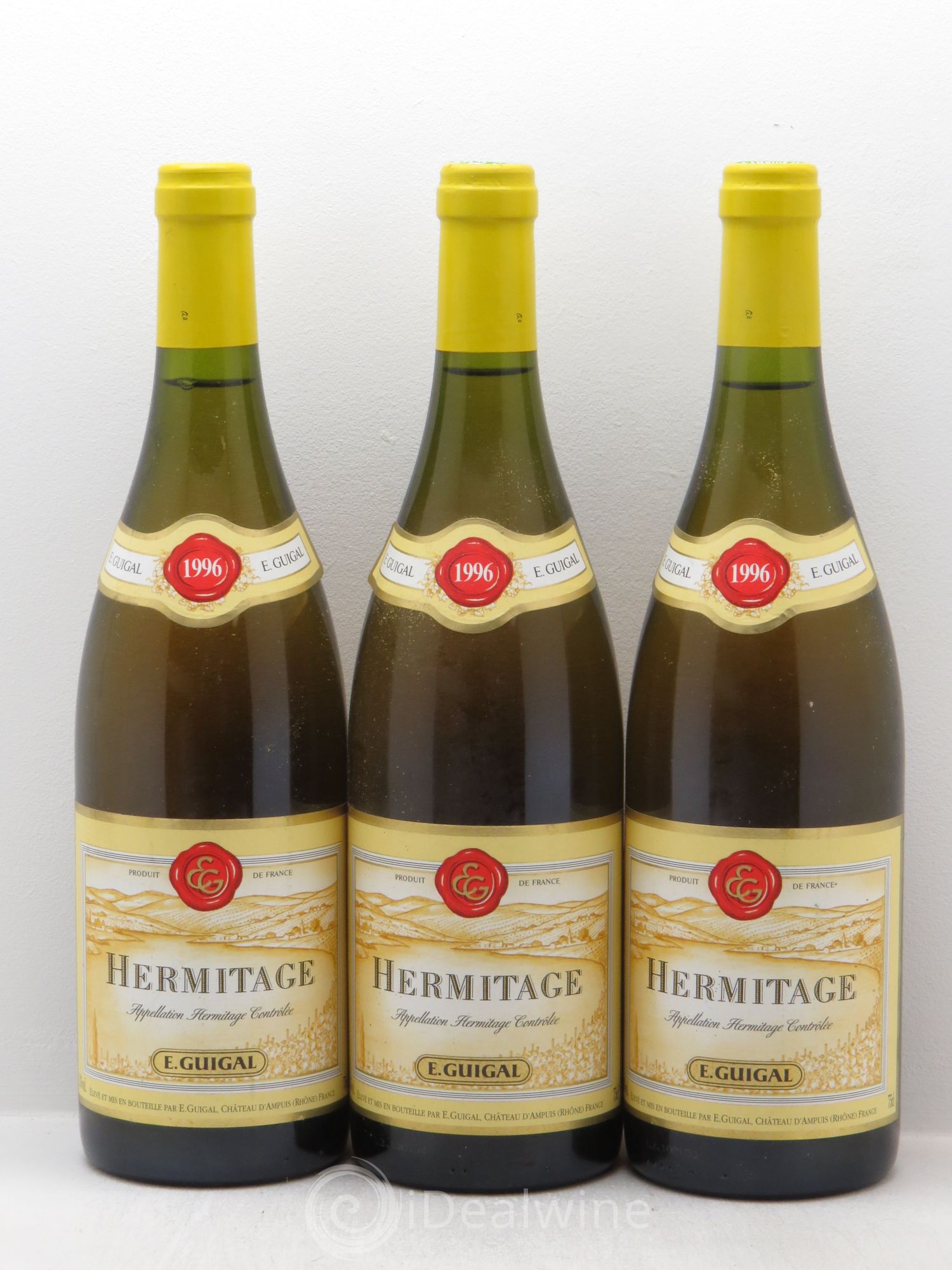 Hermitage Guigal 1996 - Lot de 3 bouteilles - 0