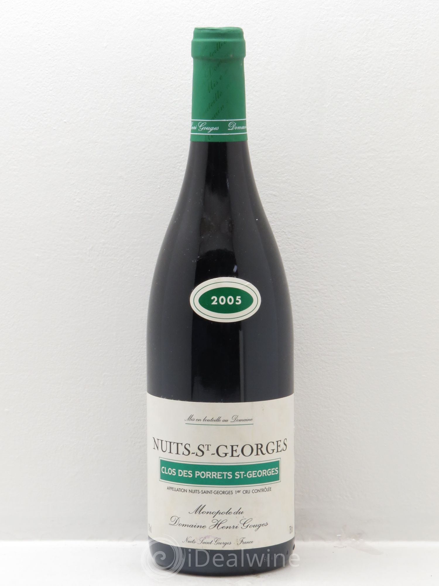 Nuits-Saint-Georges 1er Cru Clos des Porrets St Georges Henri Gouges 2005 - Lot de 1 bouteille - 0